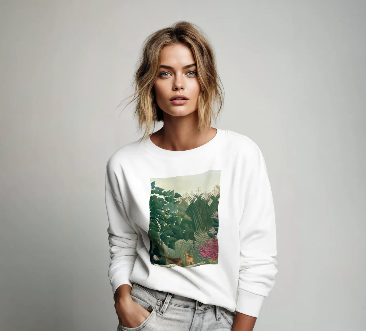 Henri rousseau - Cervi riuniti felpa da KOOL STORE