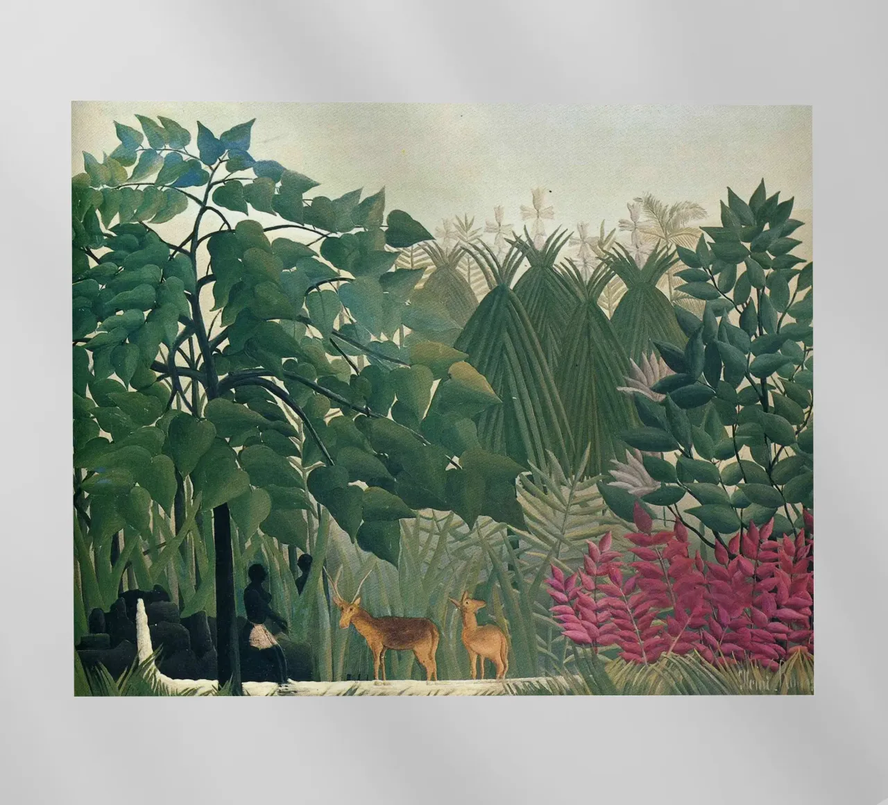 Henri rousseau - Cervi riuniti pellicola backlit da KOOL STORE