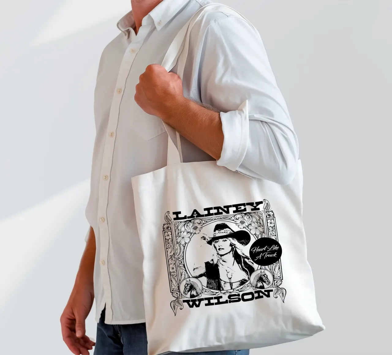 Un classico del cuore come un camion borsa in juta da igoshartwrks