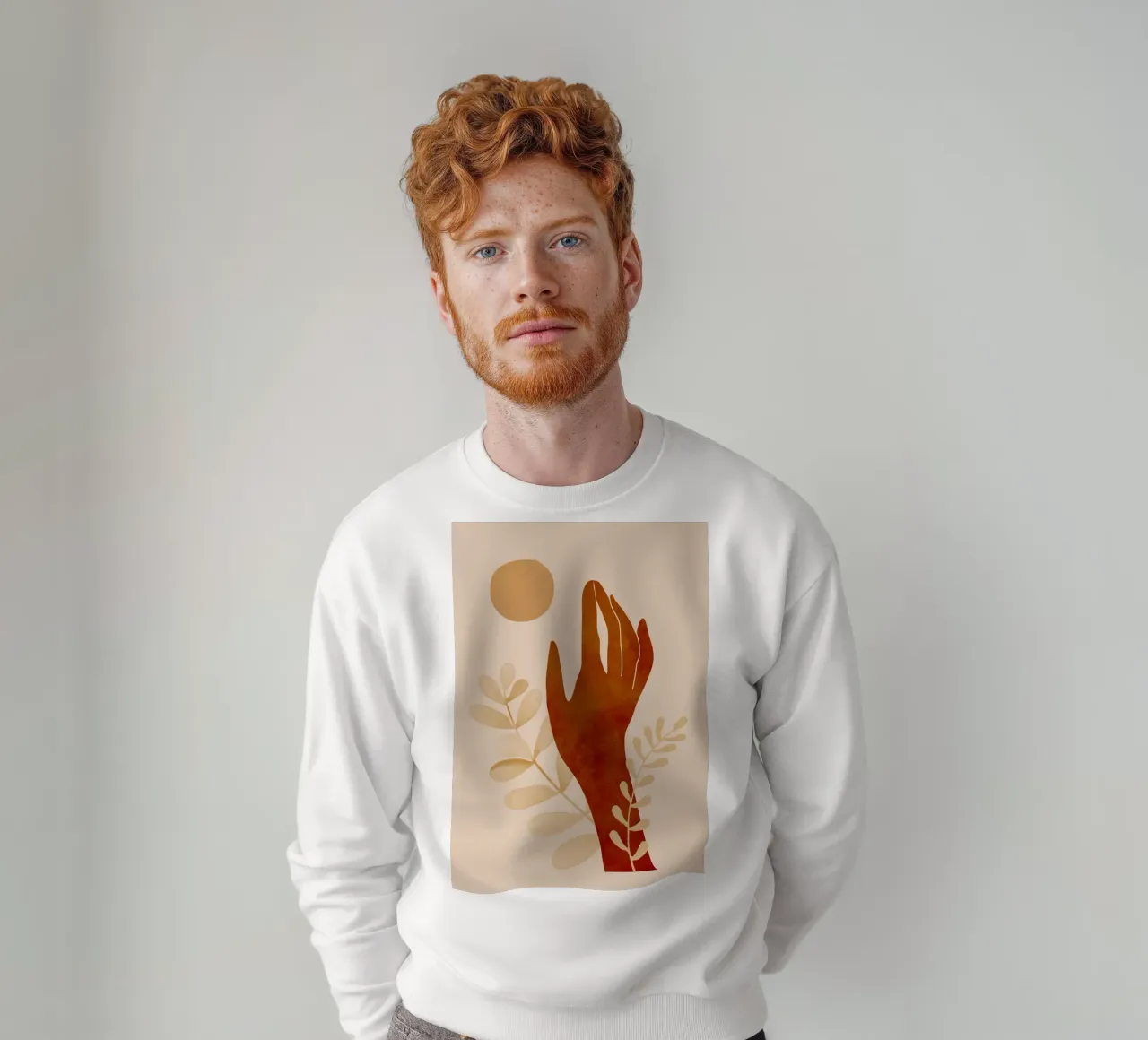 Mano y Sol sudadera de ThingDesign
