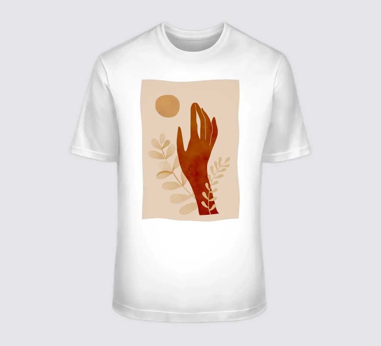 Mano e sole t-shirt da ThingDesign