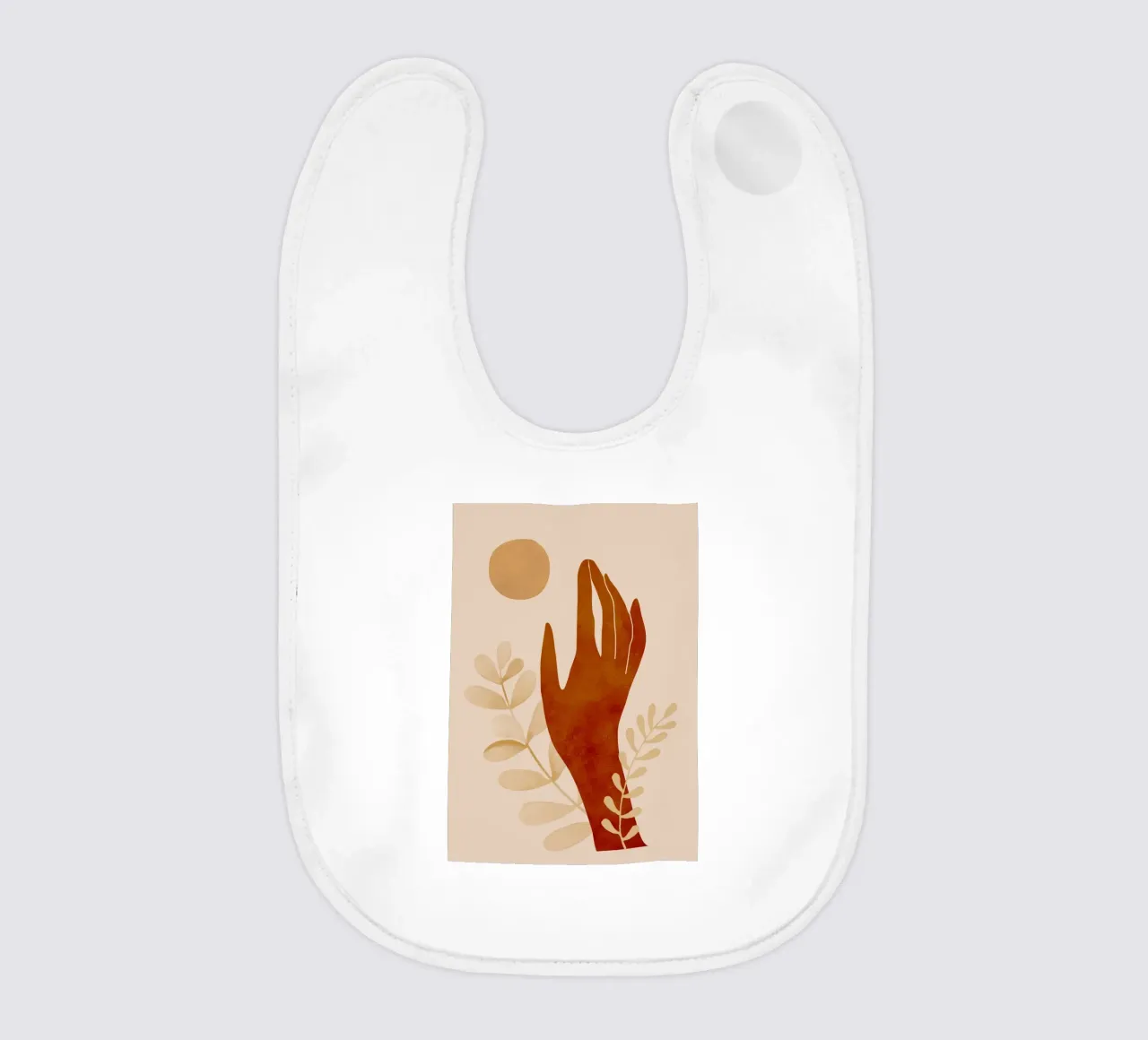 Mano e sole bavaglino da ThingDesign