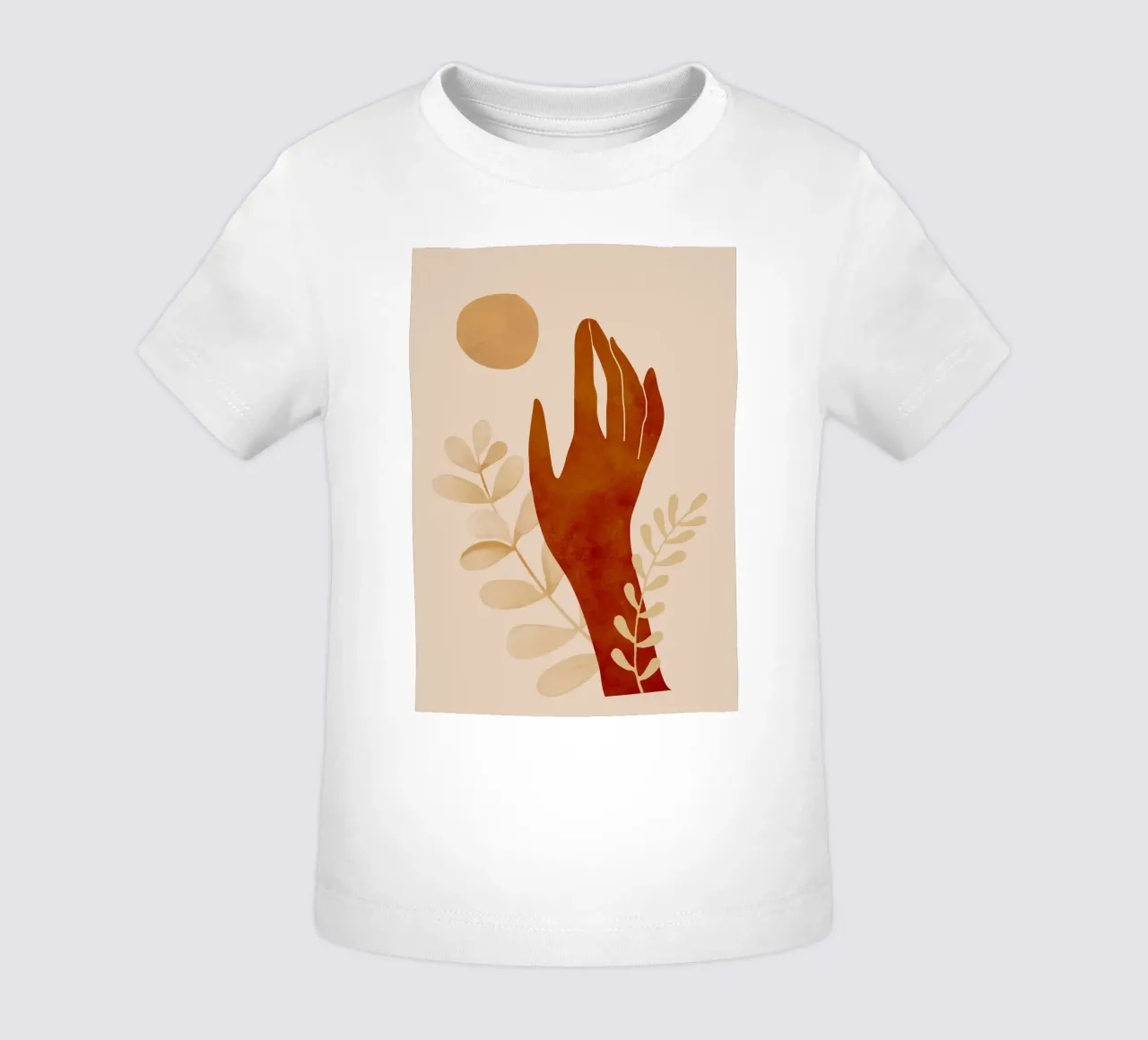 Mano e sole maglietta neonato da ThingDesign
