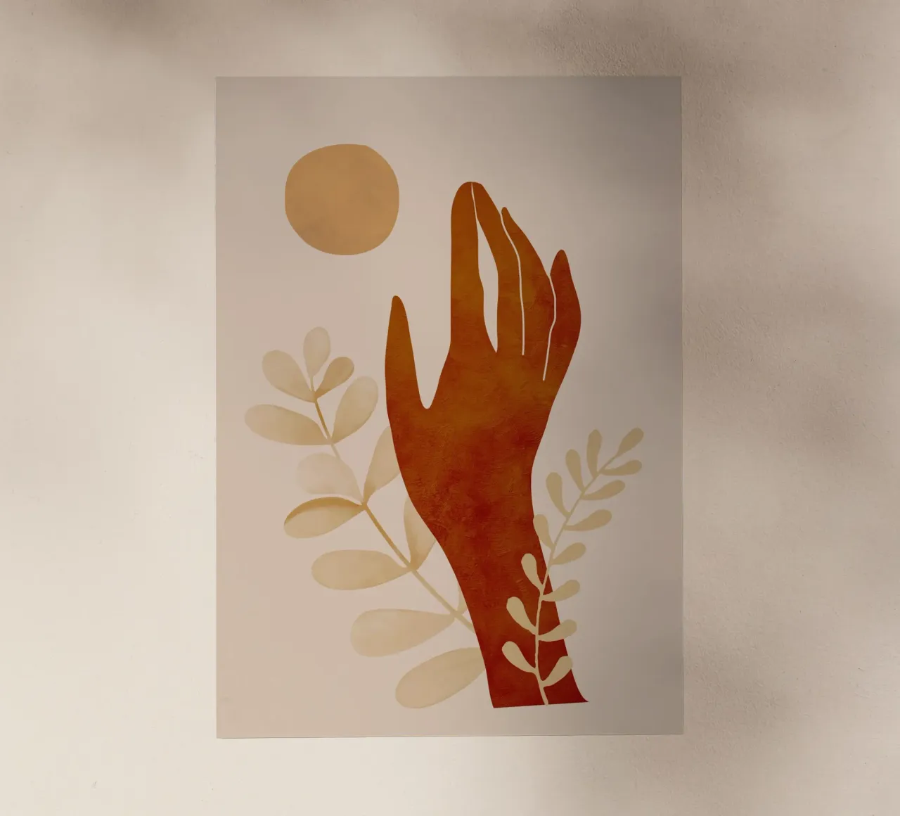 Mano e sole pellicola backlit da ThingDesign