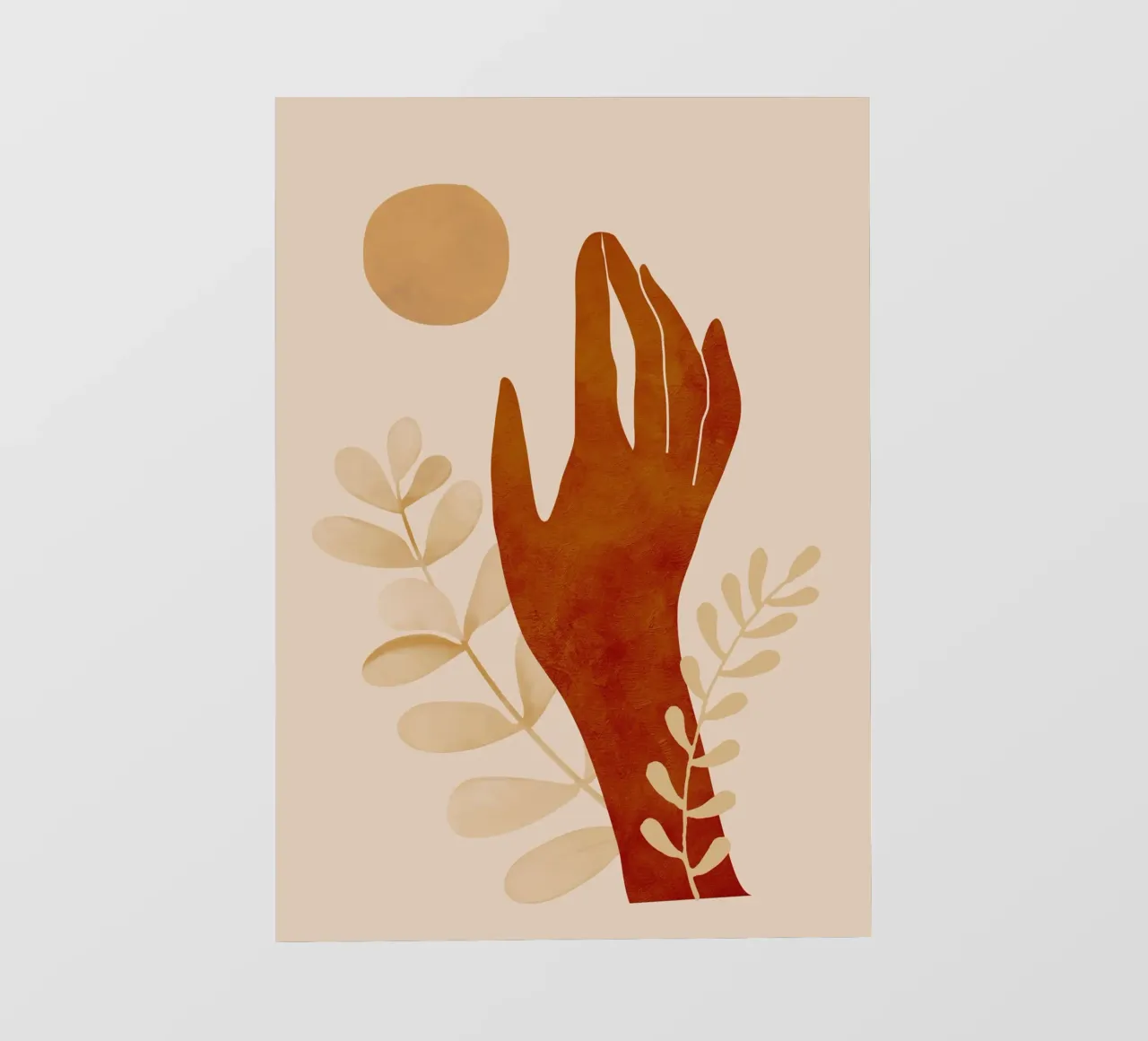 Mano e sole telo in pvc da ThingDesign