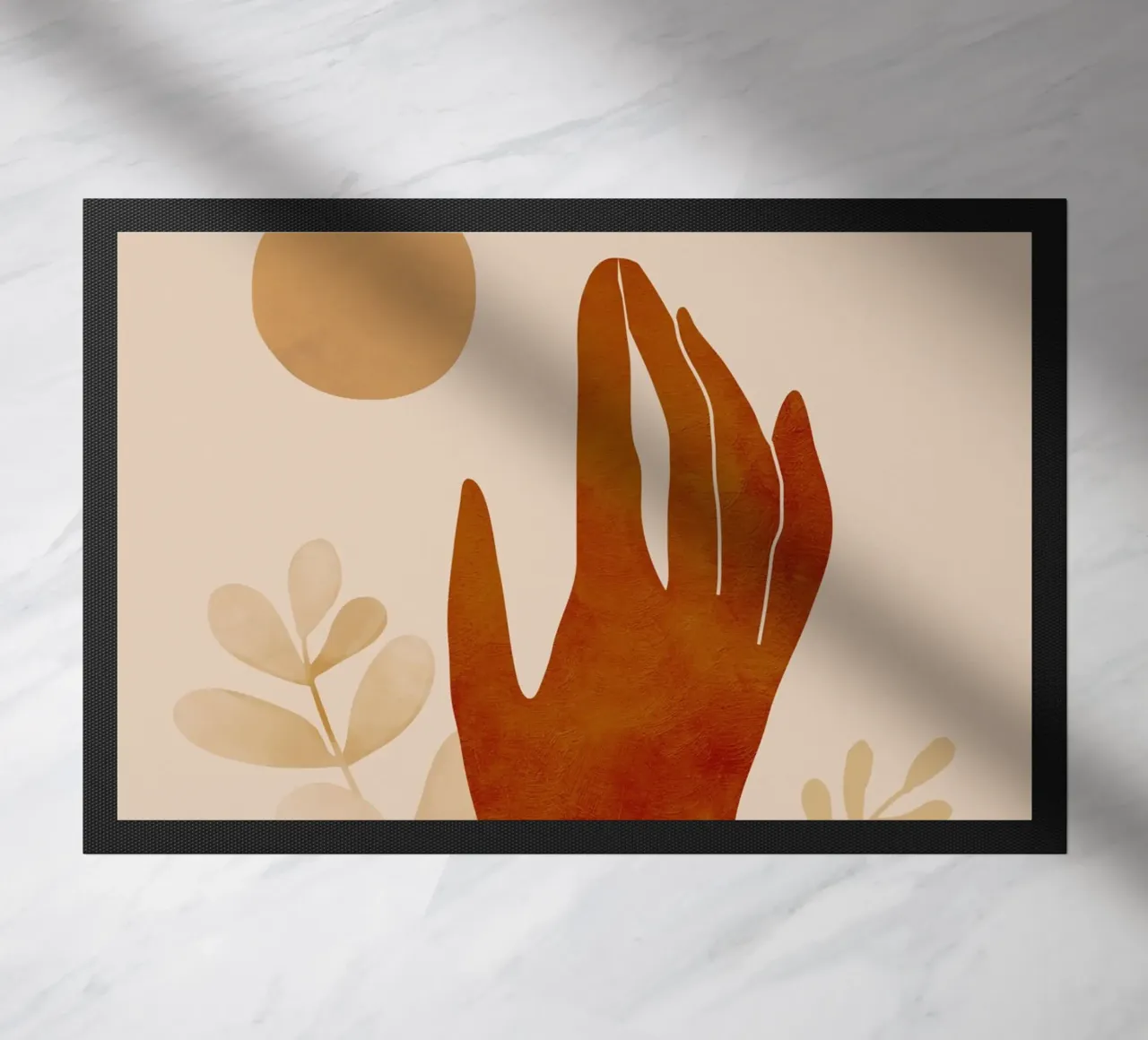 Mano e sole zerbino da ThingDesign