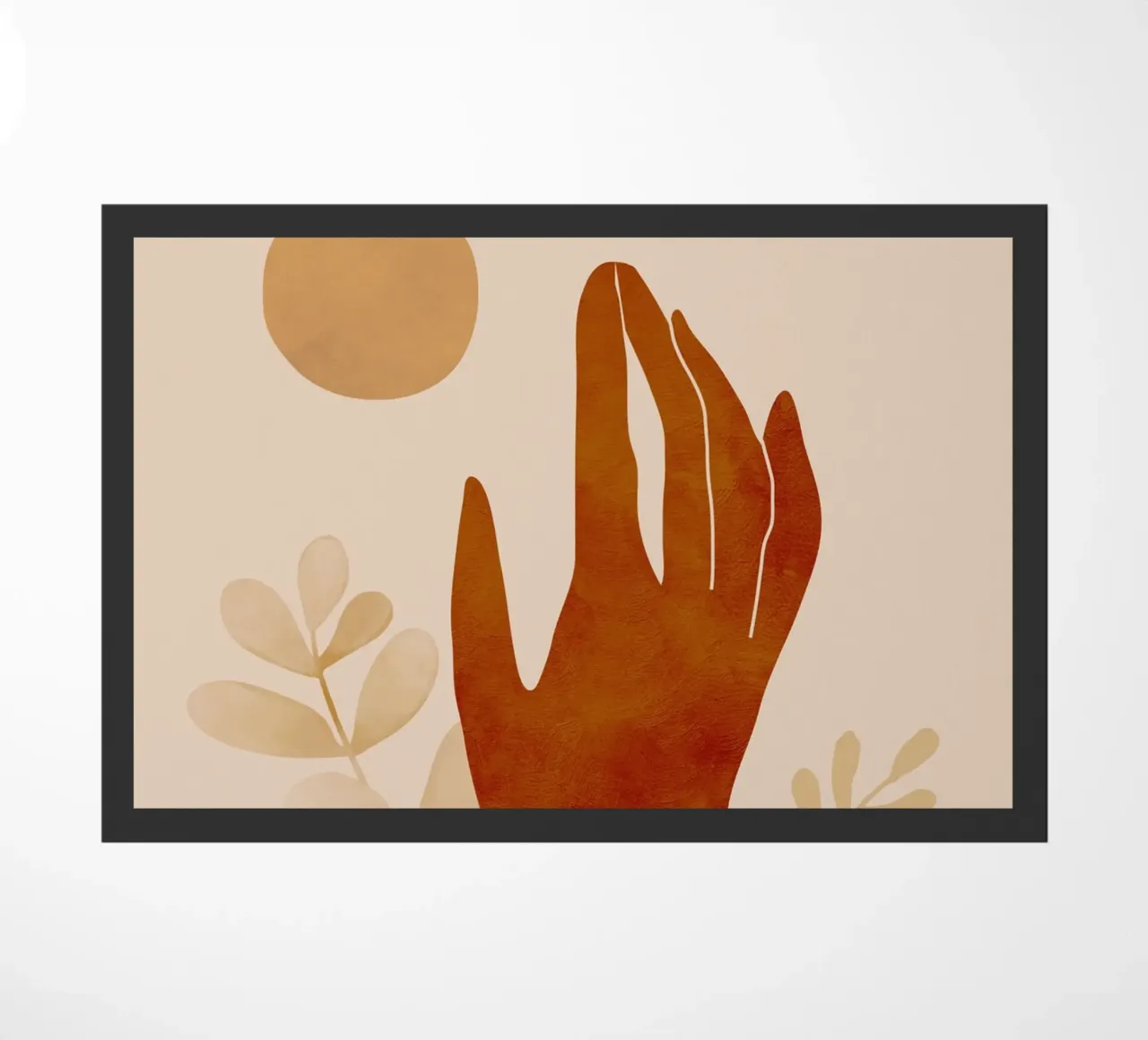 Mano e sole zerbino da ThingDesign