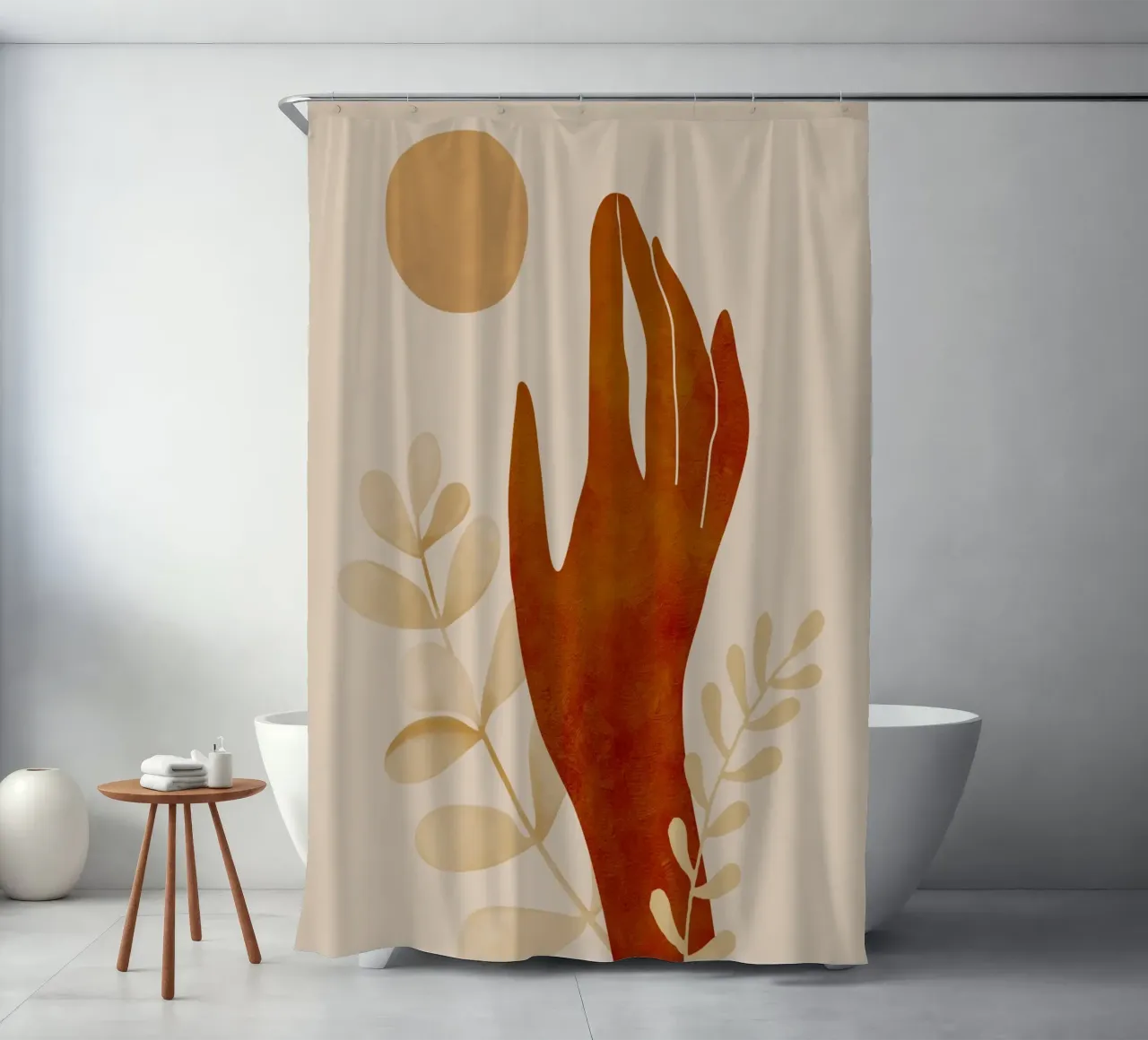 Mano e sole tenda da doccia da ThingDesign