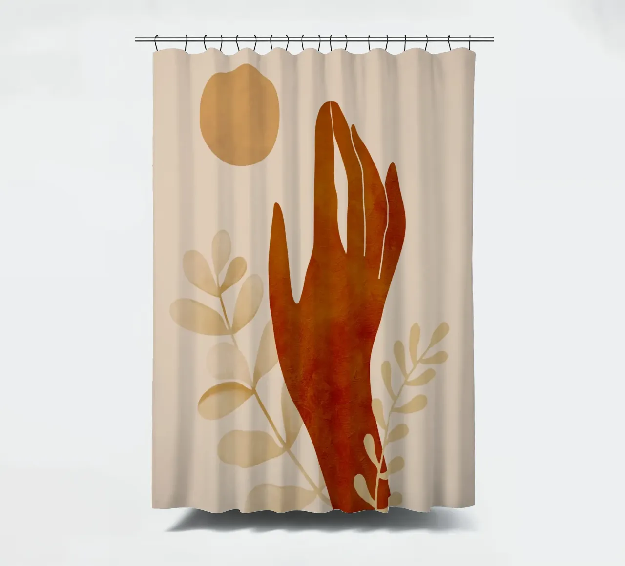 Mano e sole tenda da doccia da ThingDesign