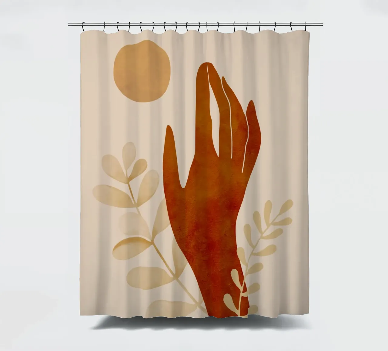 Mano e sole tenda da doccia da ThingDesign