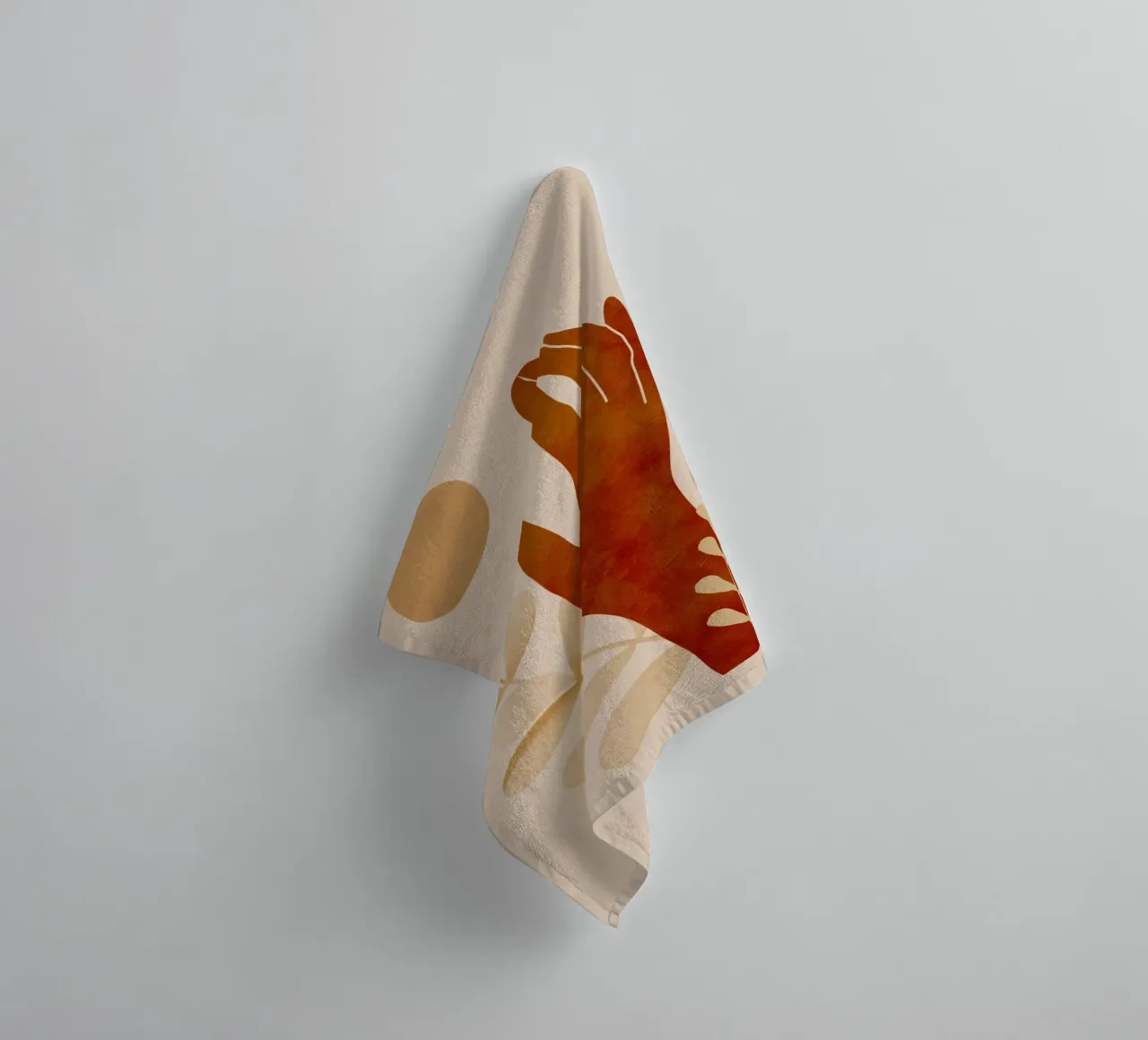 Mano e sole asciugamano da bagno da ThingDesign