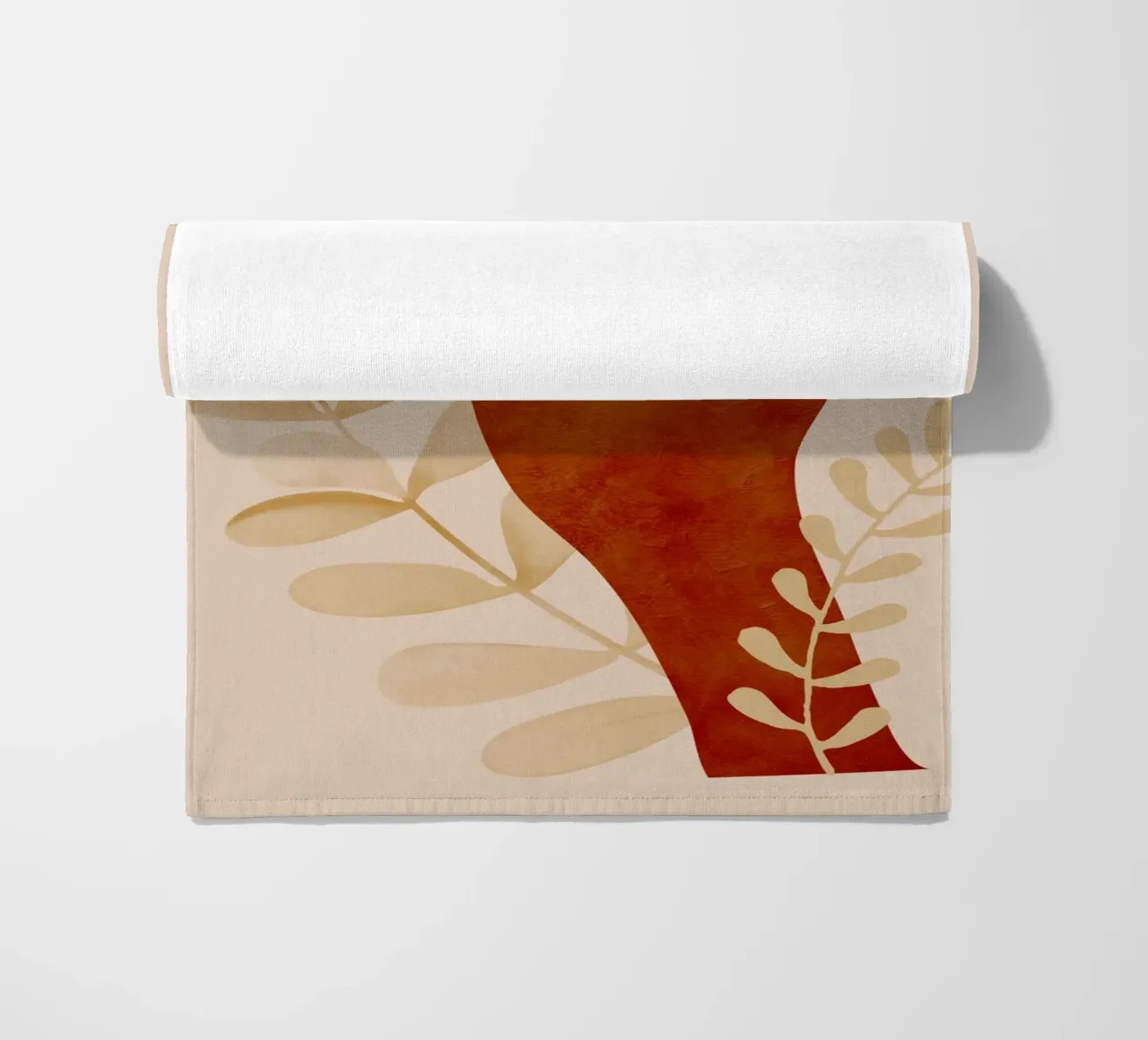 Mano e sole telo mare da ThingDesign