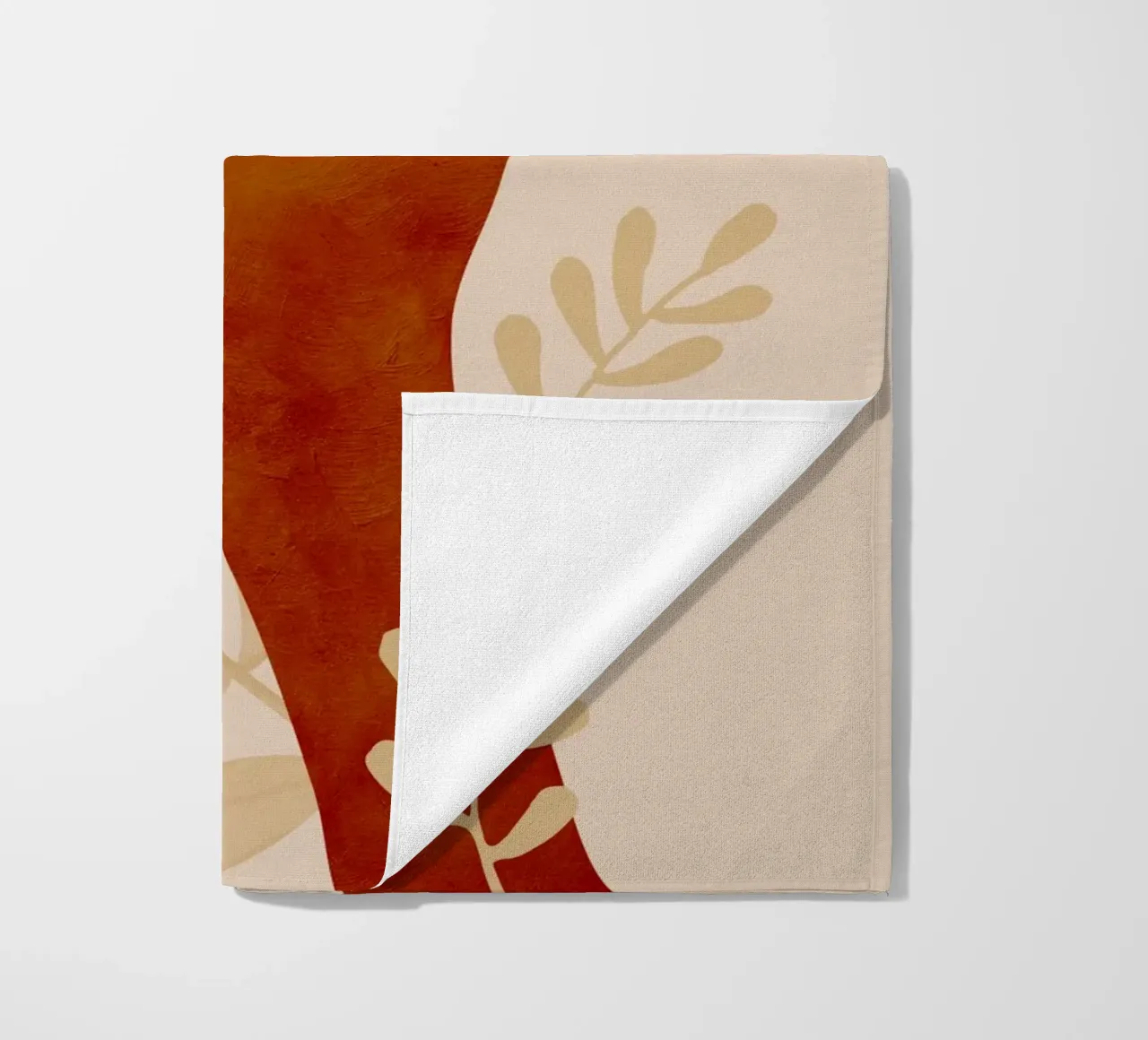 Mano e sole telo mare da ThingDesign