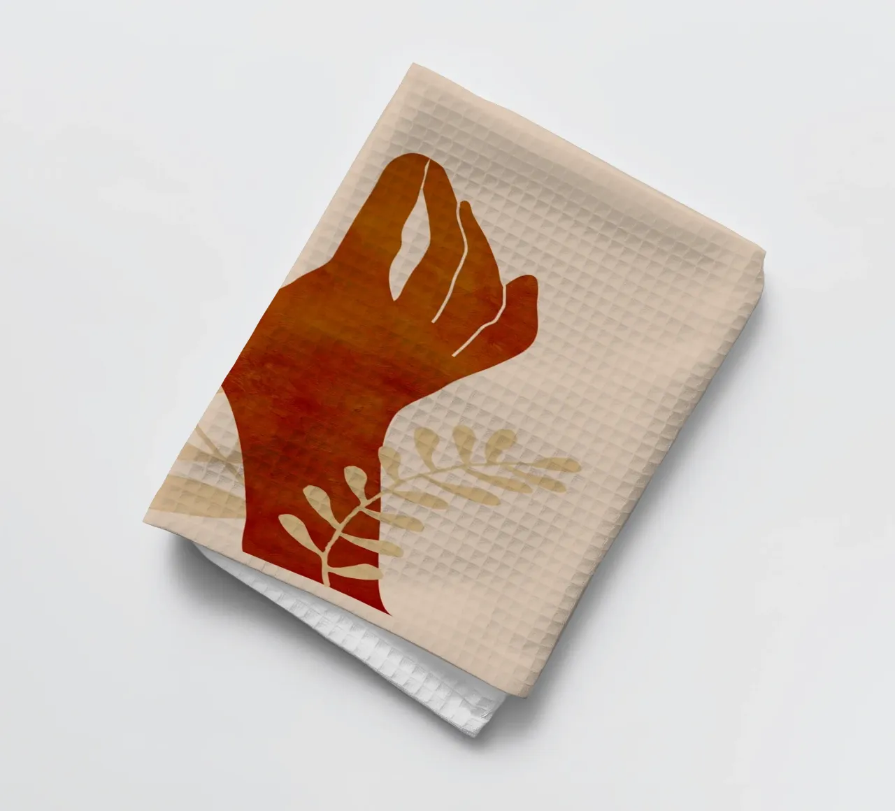 Mano e sole canovaccio da cucina da ThingDesign