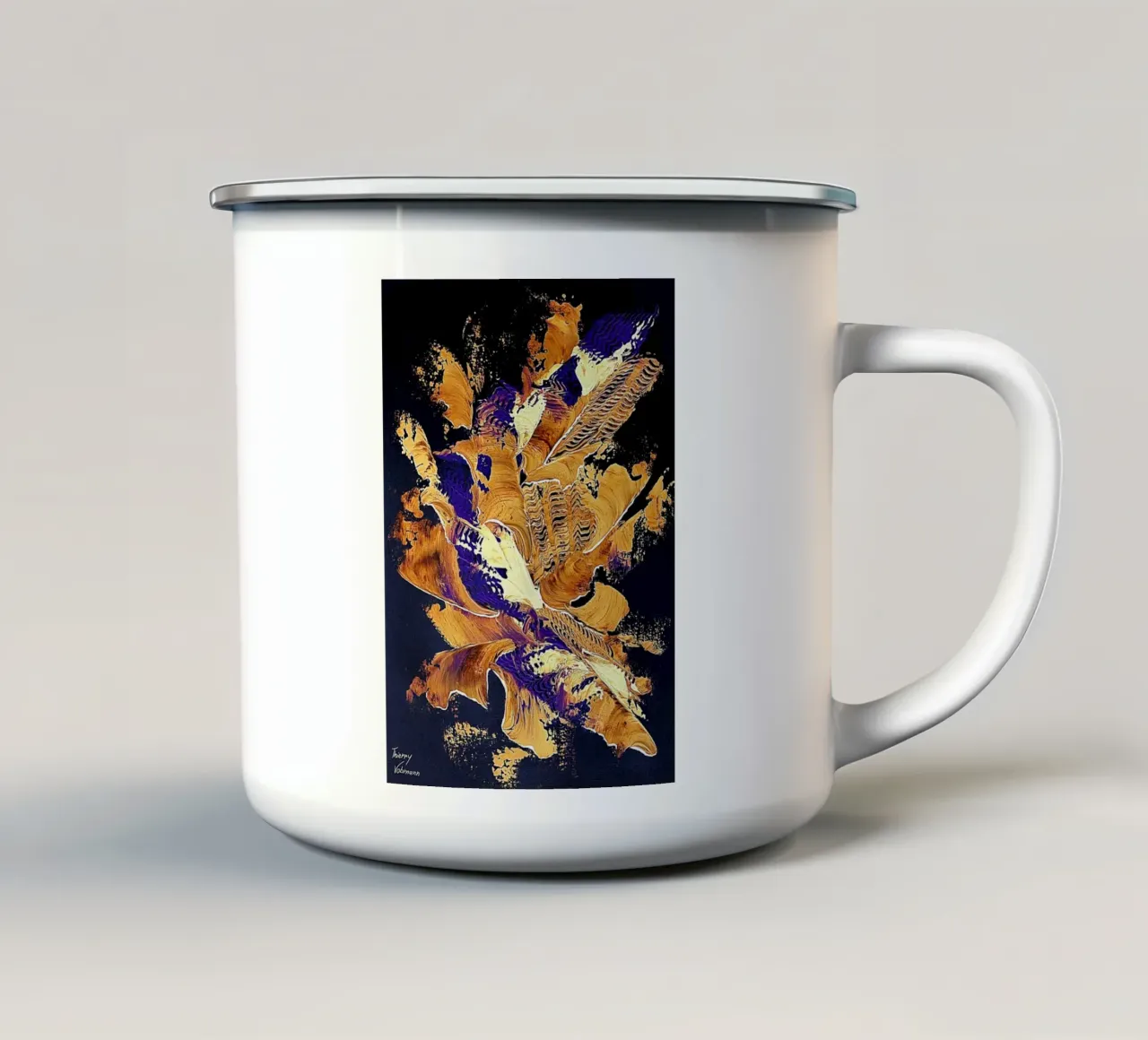 IDEAL GIFT 98 invers. tazza in smalto da Thierry Vobmann Abstract painting
