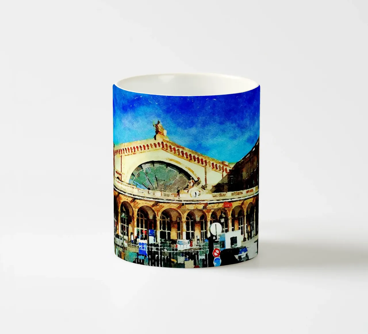 A Parigi tazza in ceramica da Massimo Frascogna