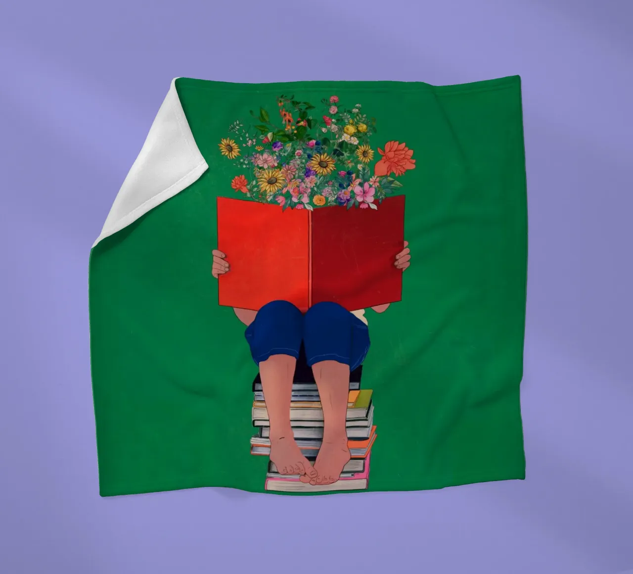 Piccolo sognatore 2 coperta in pile da dada22