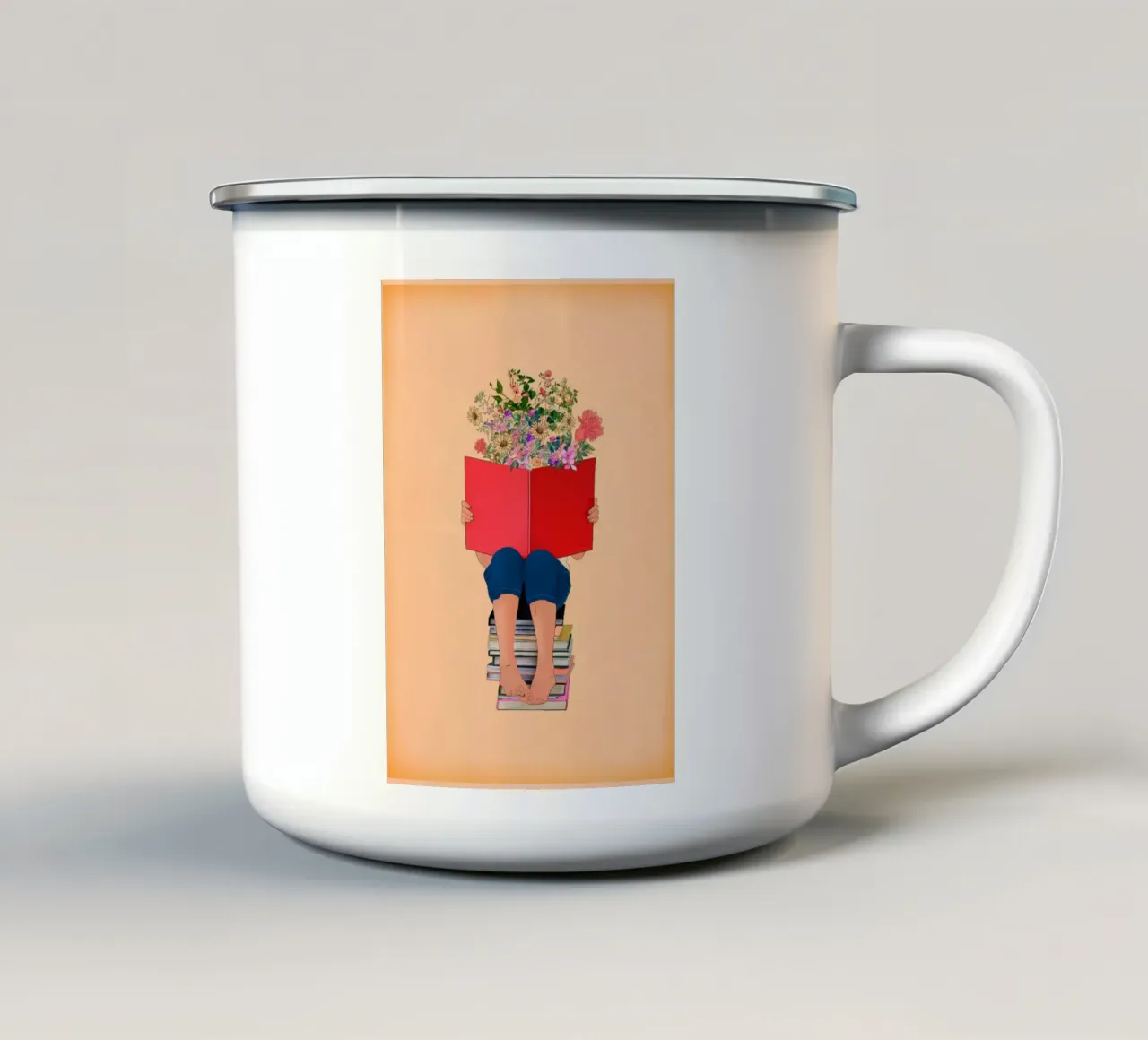 Piccolo sognatore 3 tazza in smalto da dada22