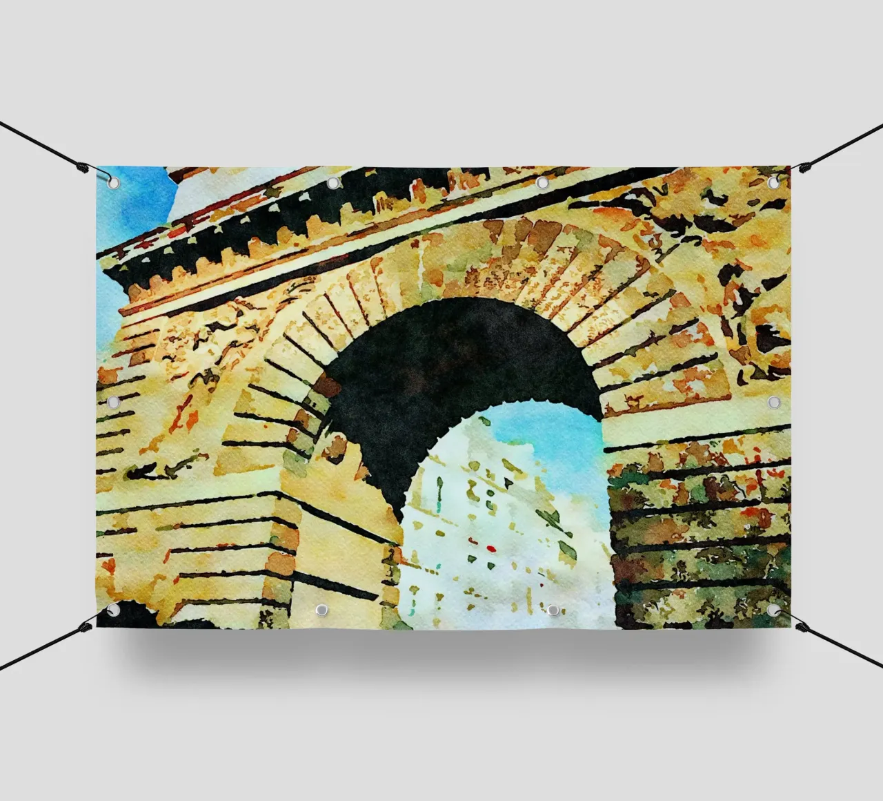 A Parigi telo in pvc da Massimo Frascogna