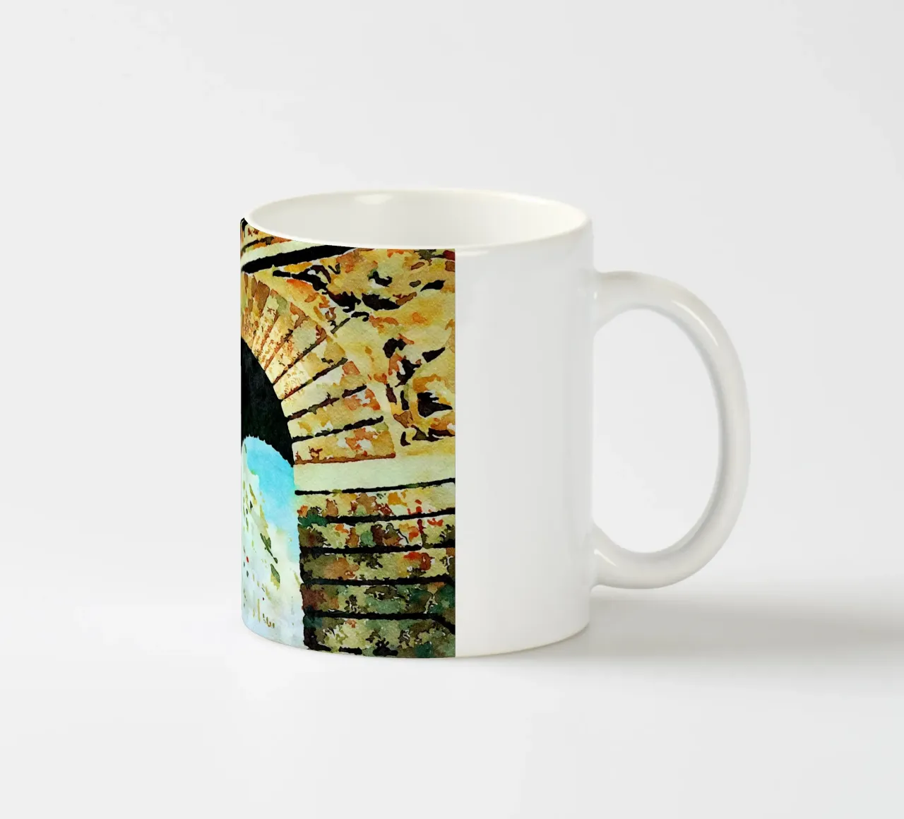 A Parigi tazza in ceramica da Massimo Frascogna