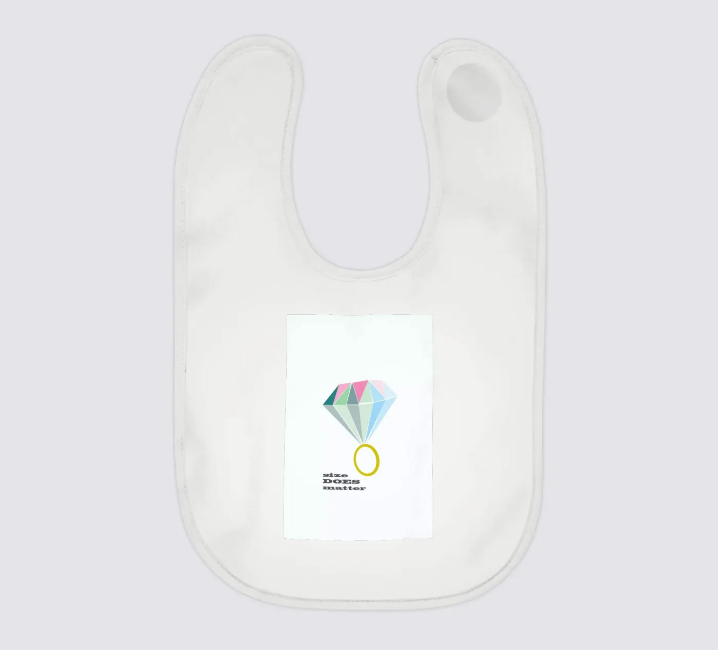 Size baby bib by Trabolt Design