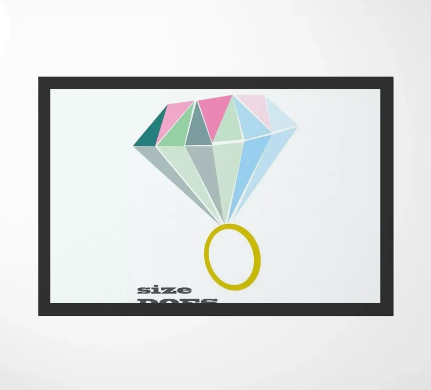 Size deurmat van Trabolt Design