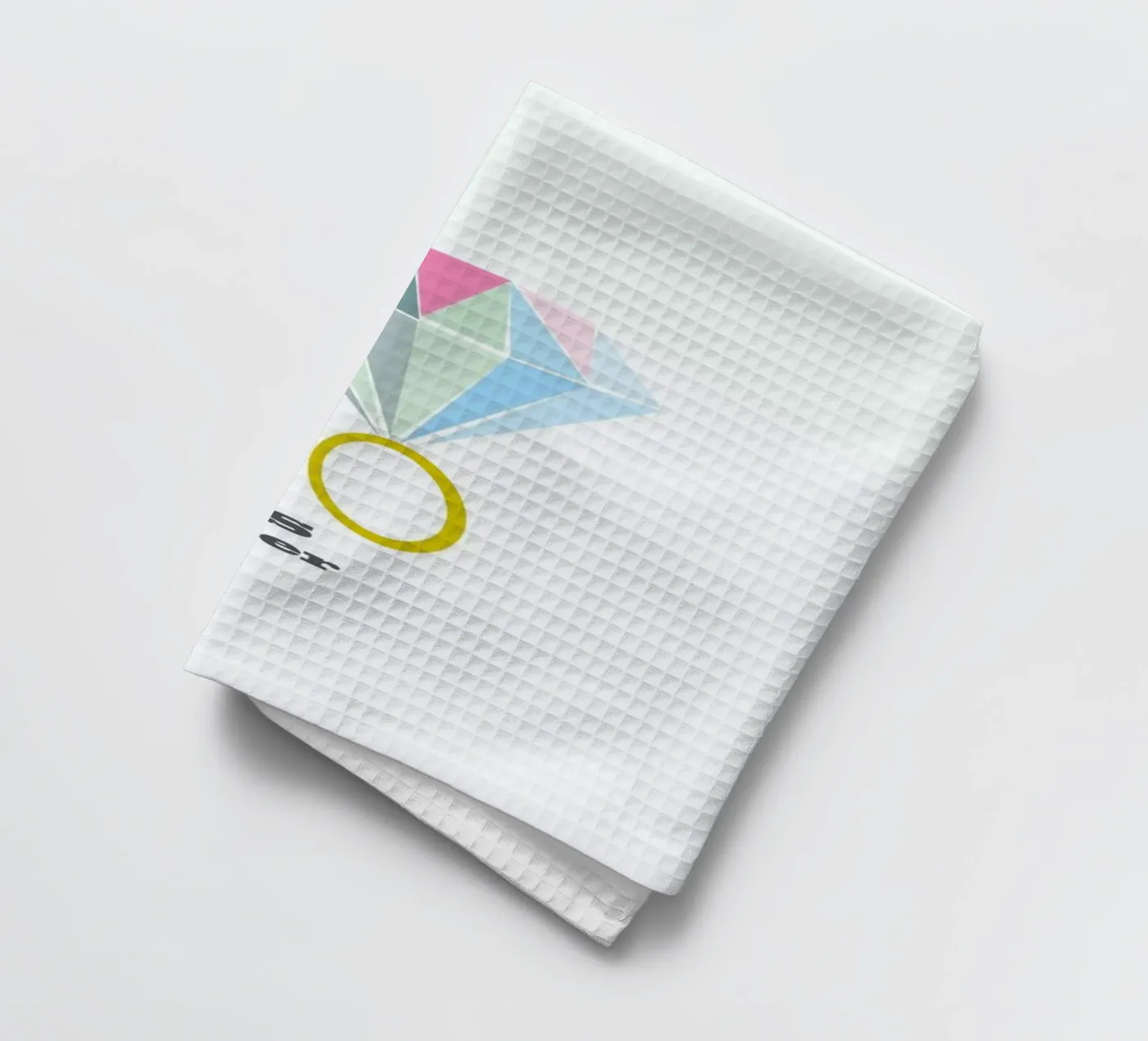 Size tea towel by Trabolt Design