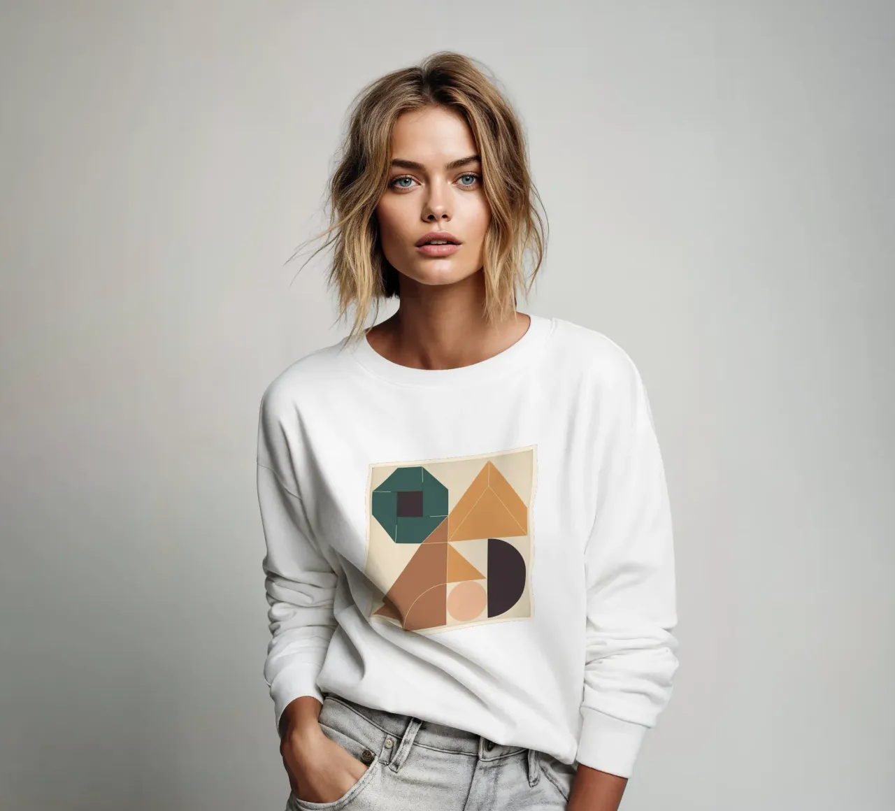 Forme in armonia felpa da Gaite