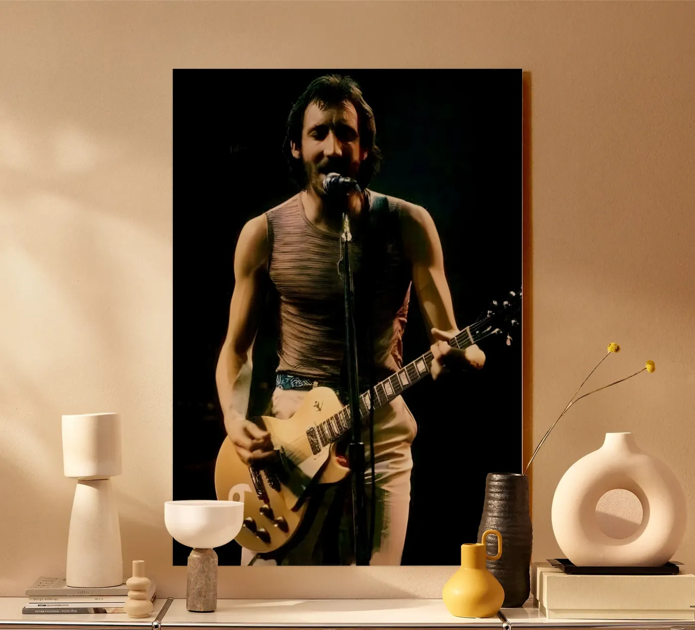 Pete Townshend plexiglass da Digital Street art