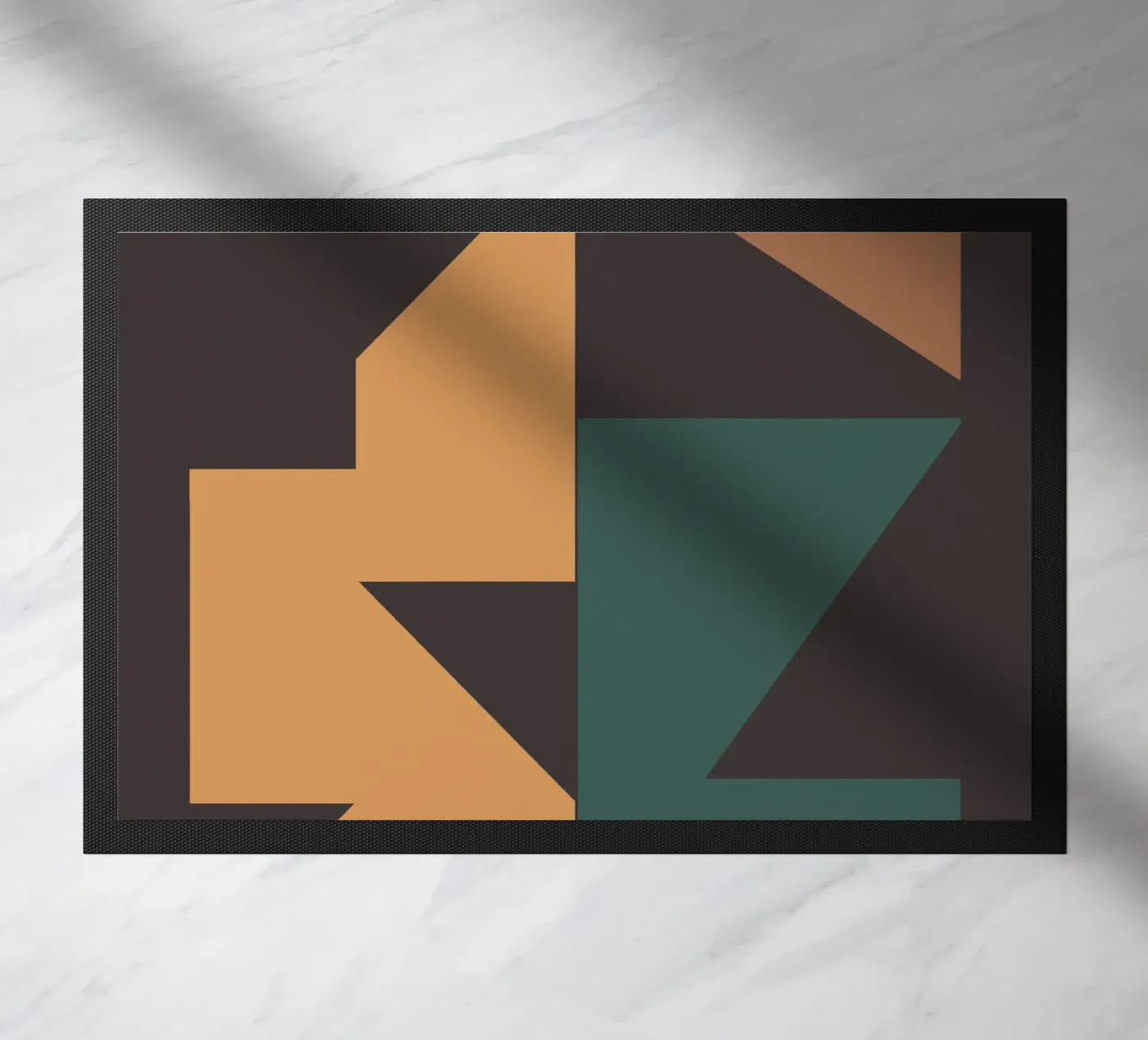 Abstract Blocks doormat by Gaite