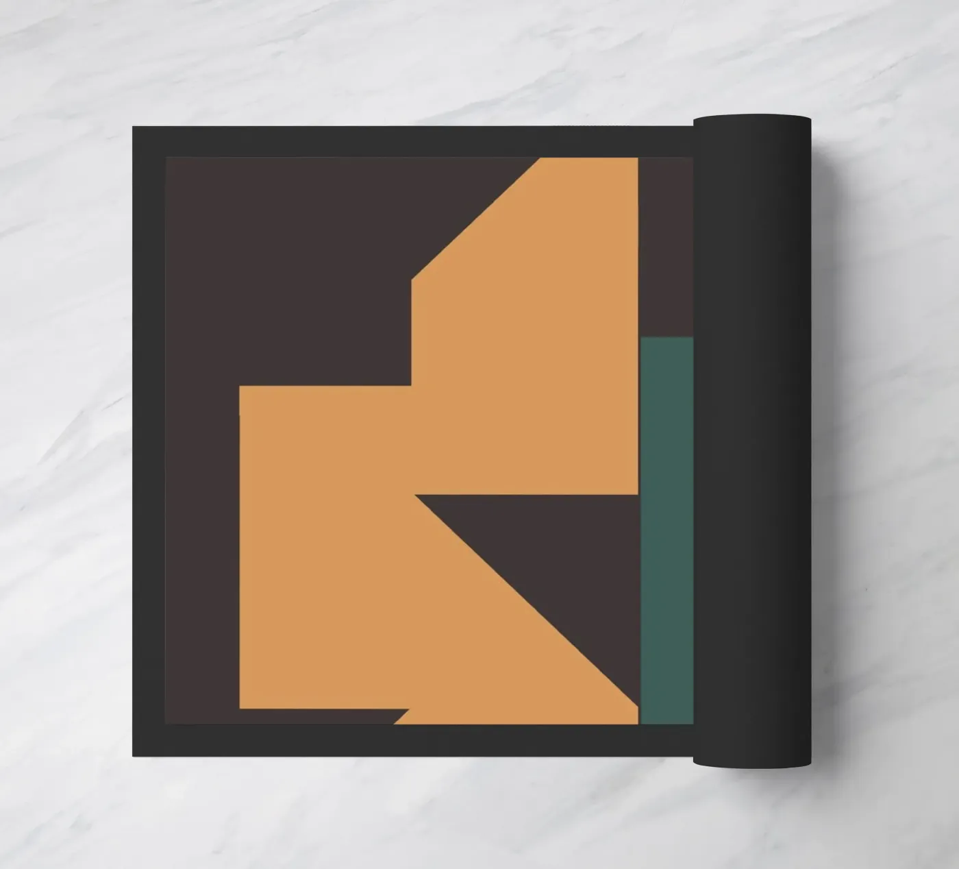 Abstract Blocks doormat by Gaite