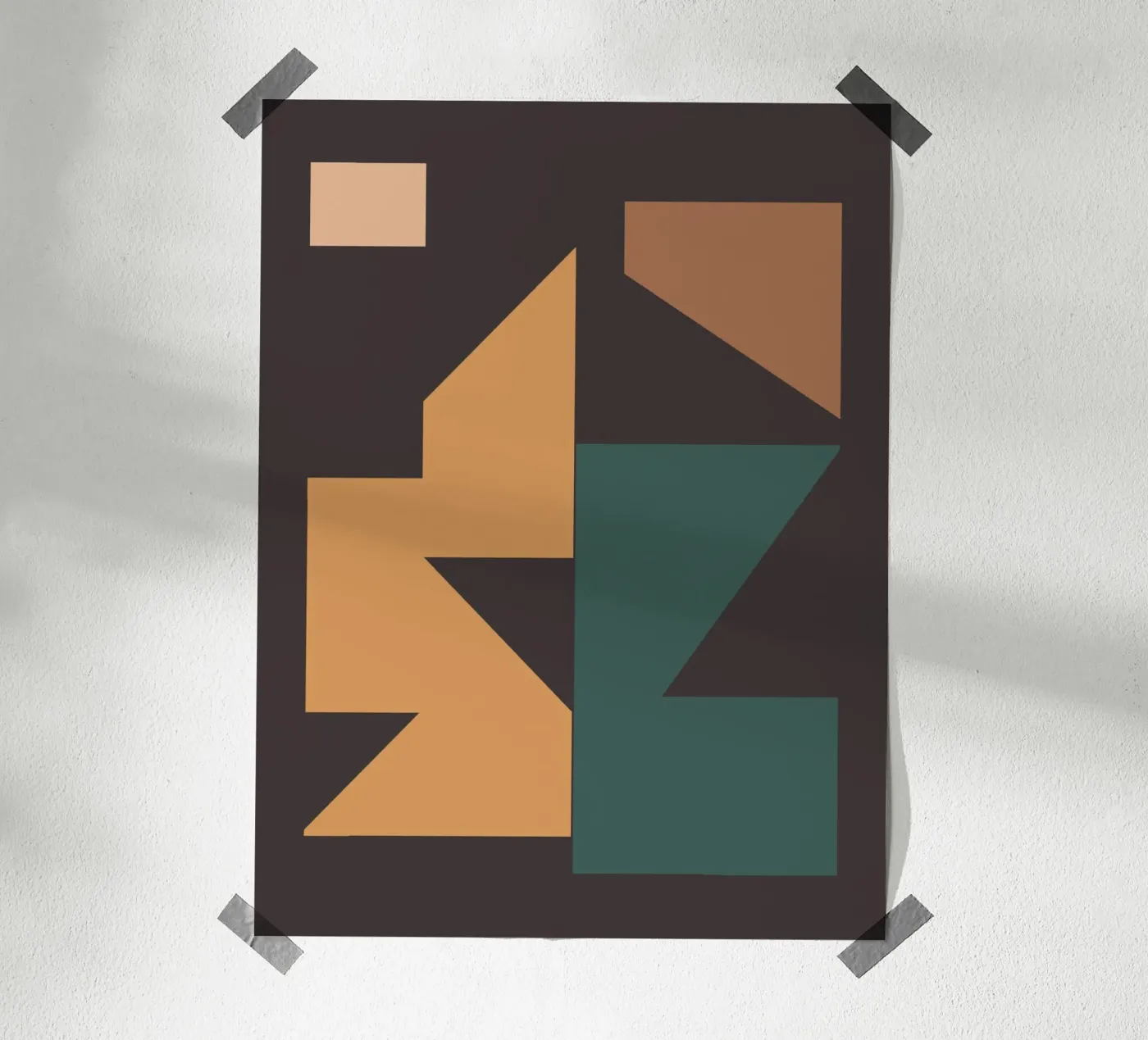 Abstract Blocks poster by Gaite