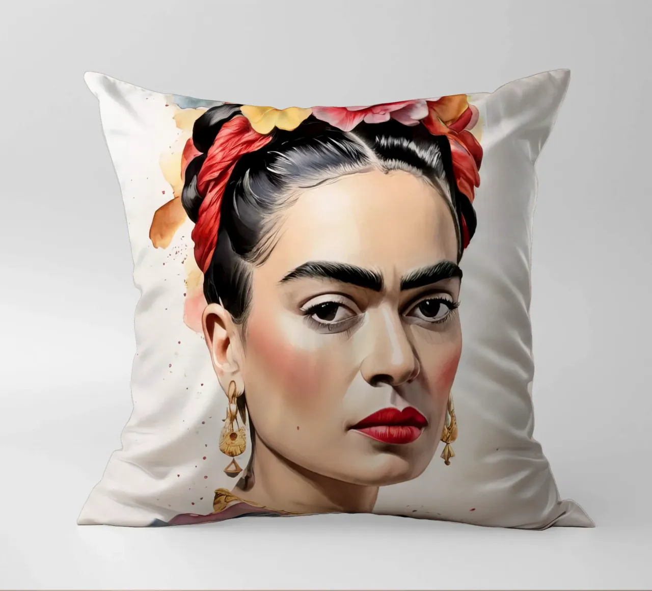Frida Kahlo ad acquerello cuscino da 🎁 ARTVI-SHOP