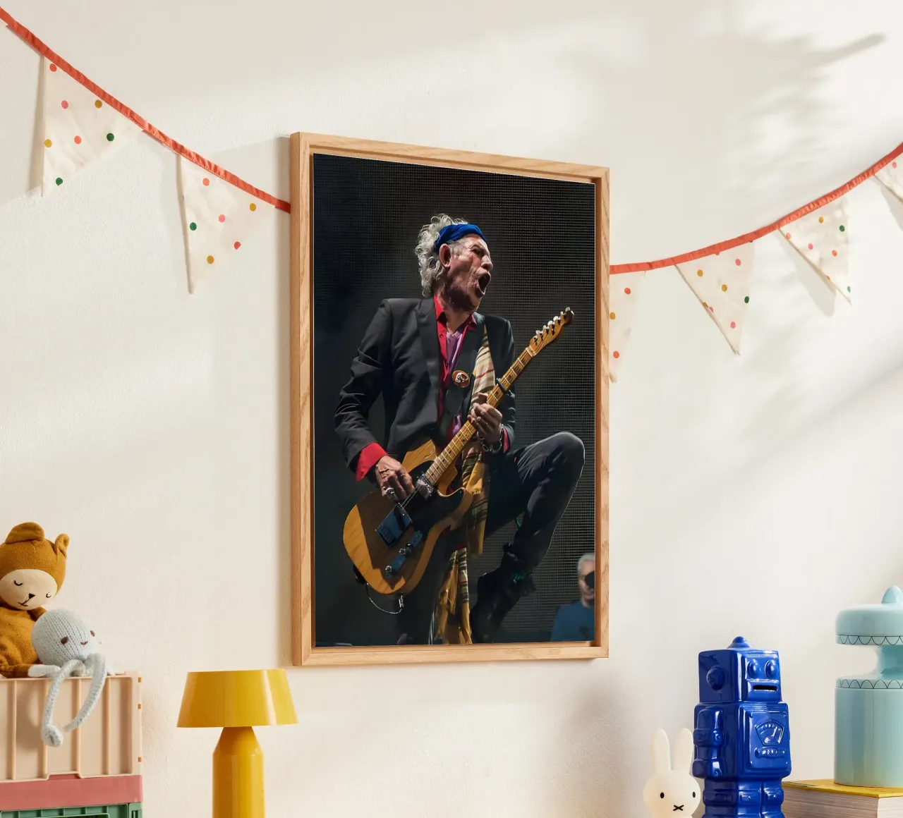 Keith Richards plexiglass da Digital Street art