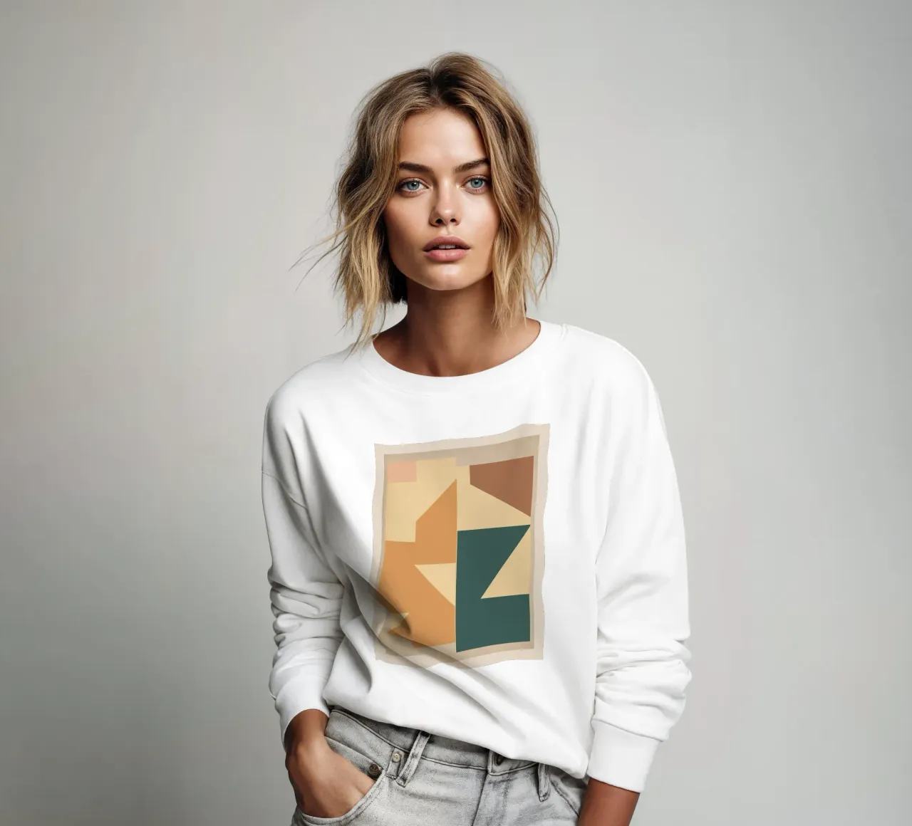 Geometría enmarcada sudadera de Gaite