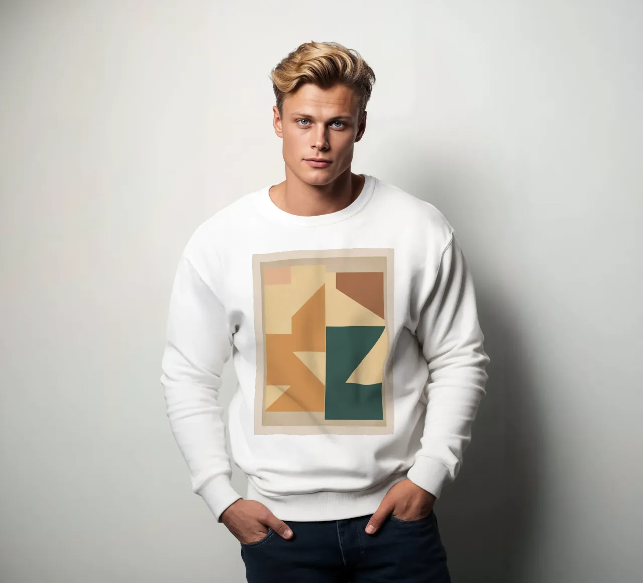 Geometría enmarcada sudadera de Gaite