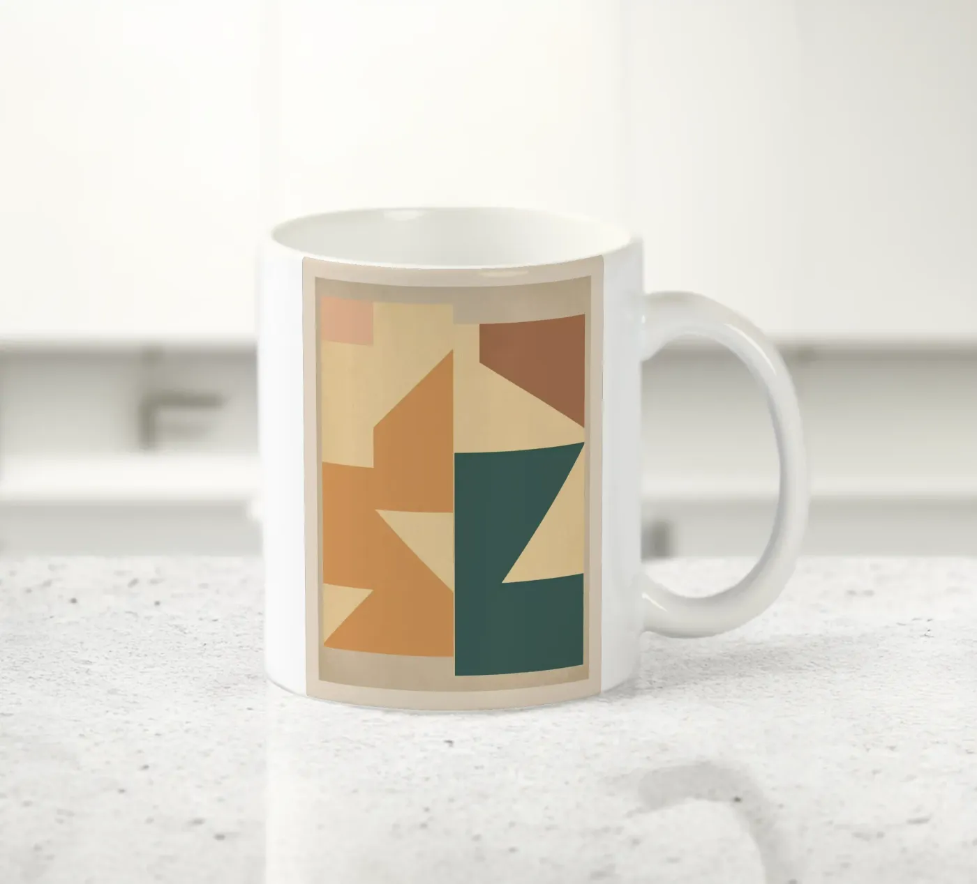 Framed Geometry ceramic mug by Gaite