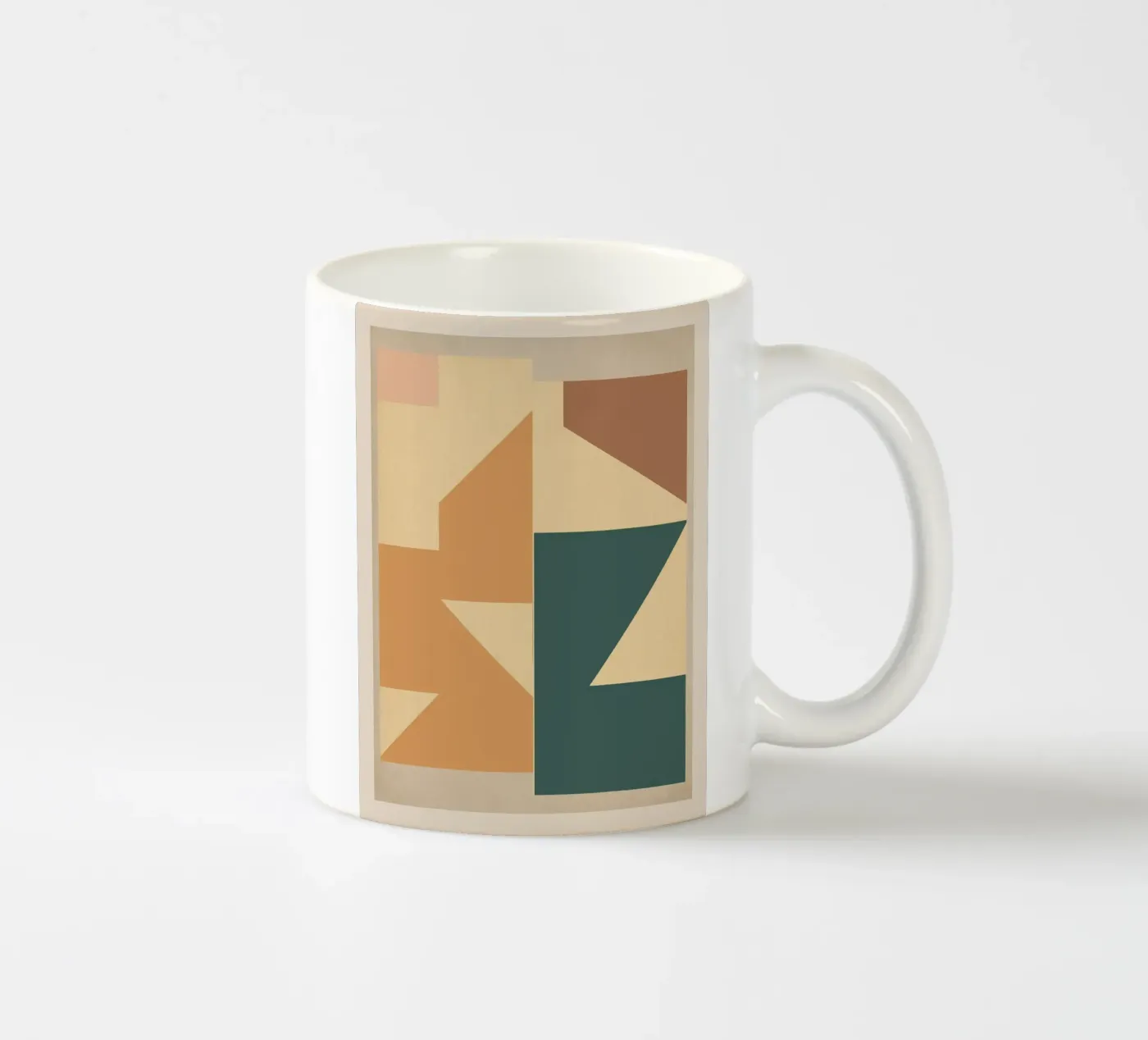 Framed Geometry ceramic mug by Gaite