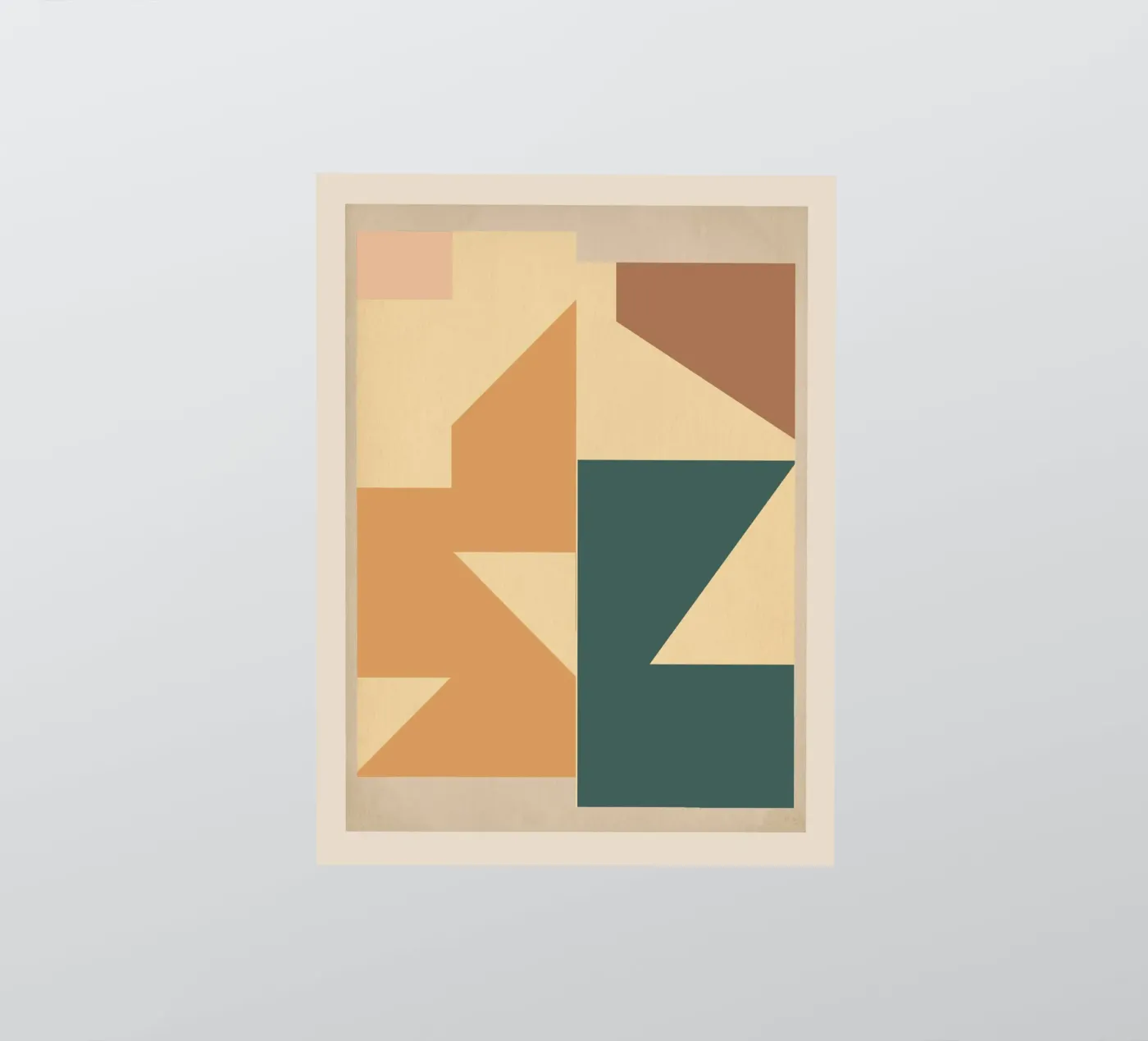Framed Geometry sticker by Gaite