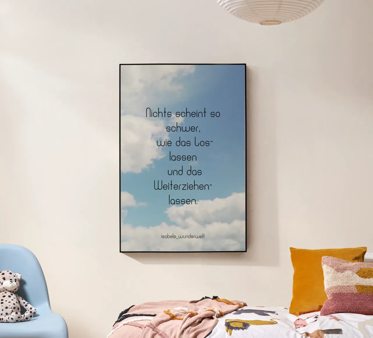 Das Loslassen plexiglass da AESTHETIC VIBES by Isabel