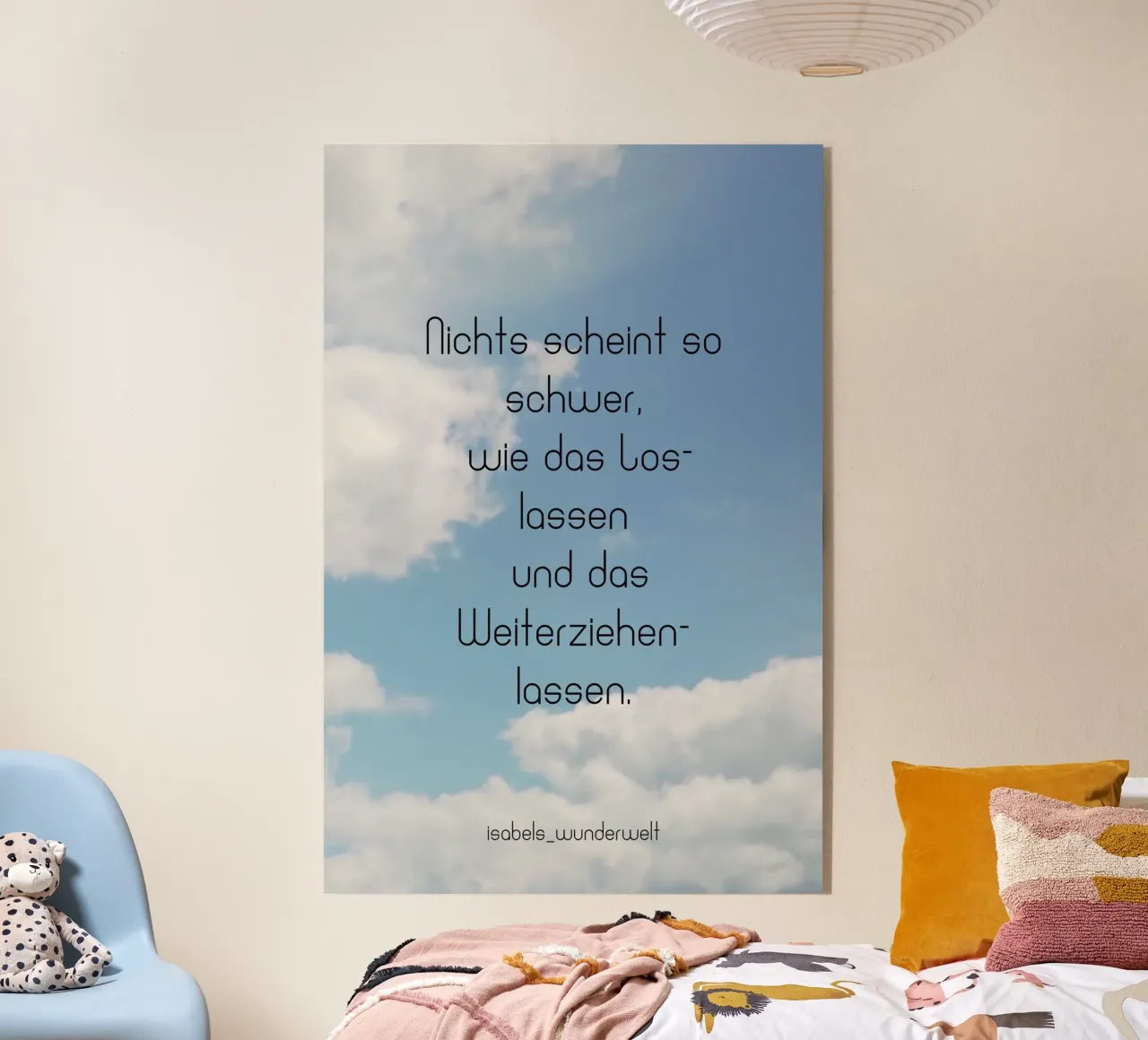 Das Loslassen plexiglass da AESTHETIC VIBES by Isabel