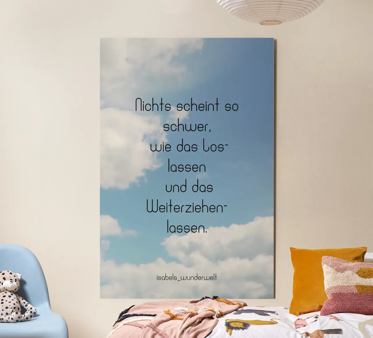 Das Loslassen alluminio dibond da AESTHETIC VIBES by Isabel