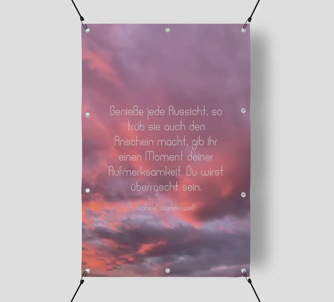 Die Aussicht telo in pvc da AESTHETIC VIBES by Isabel