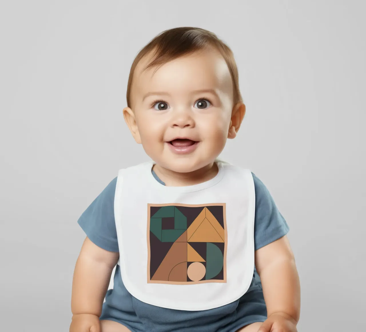 Retro Geometry bavaglino da Gaite