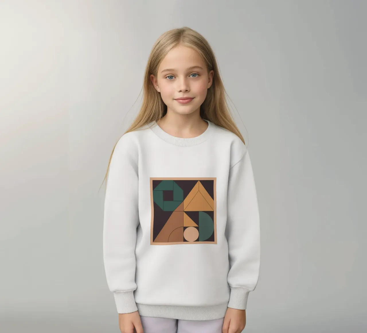 Retro Geometry felpa bambino da Gaite