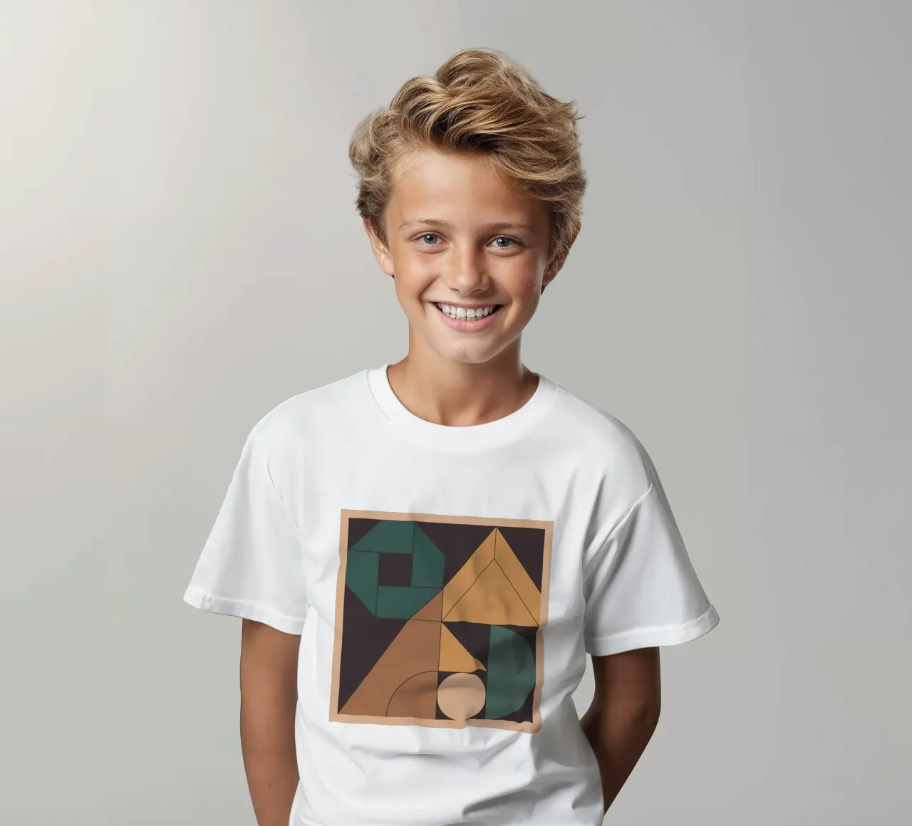 Retro Geometry t-shirt bambini da Gaite