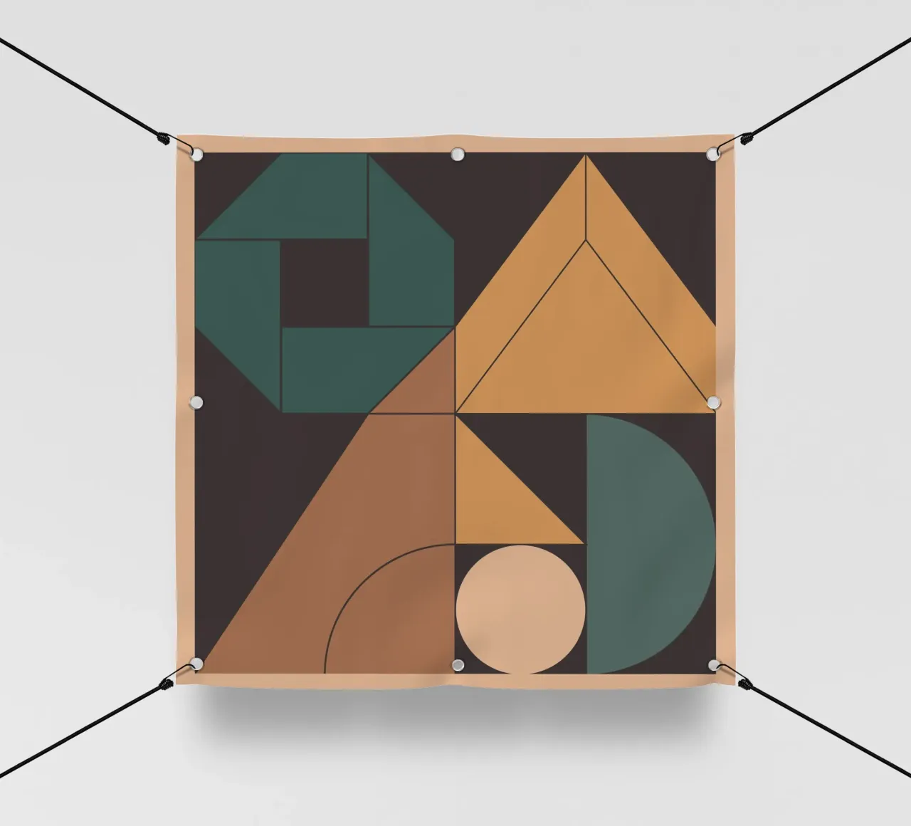 Retro Geometry telo in pvc da Gaite
