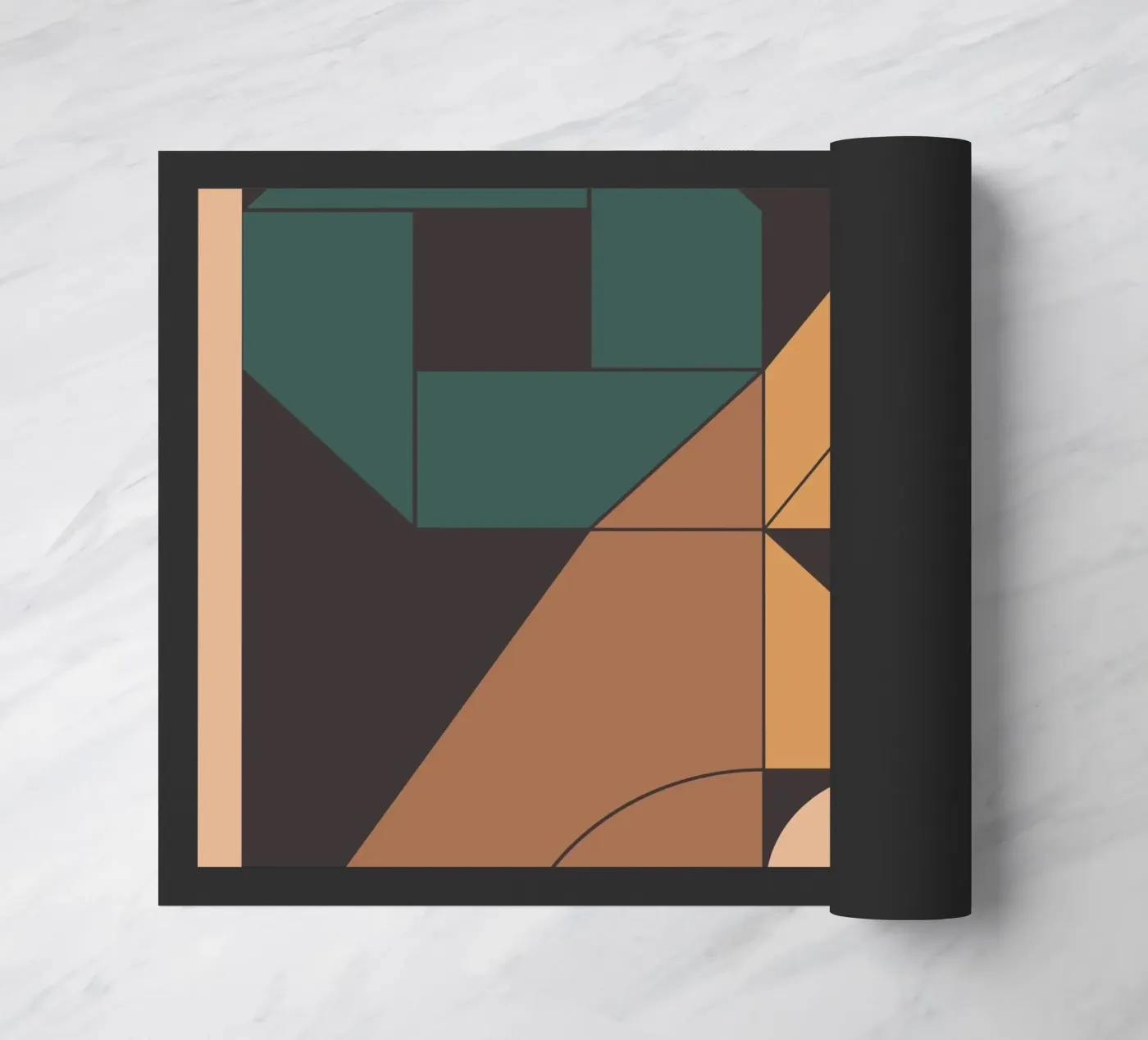 Retro geometrie deurmat van Gaite