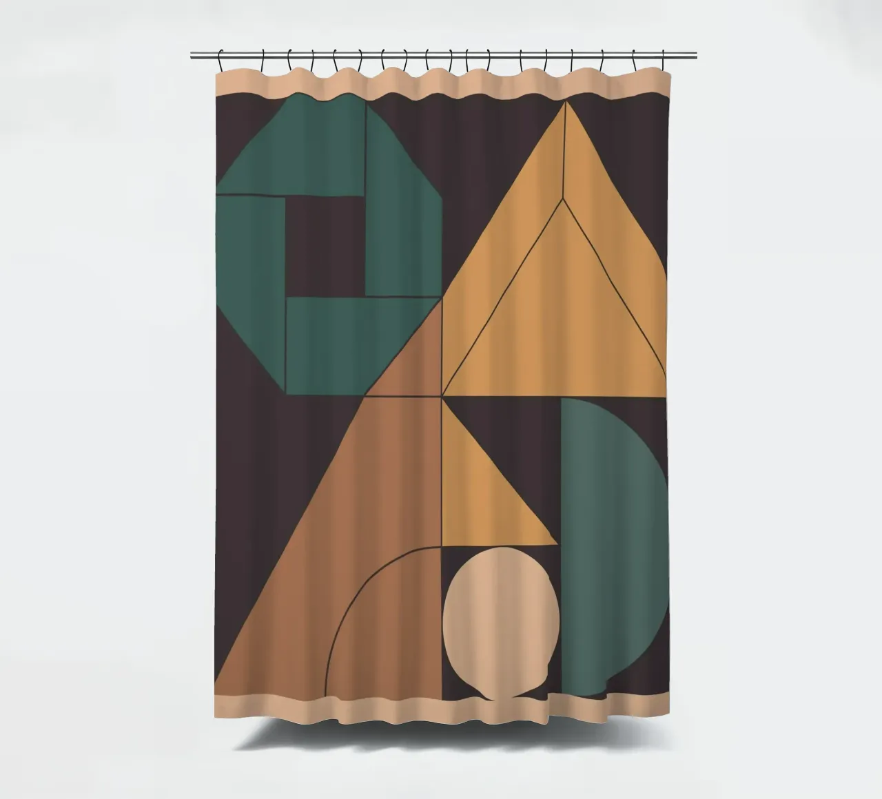 Retro Geometry tenda da doccia da Gaite