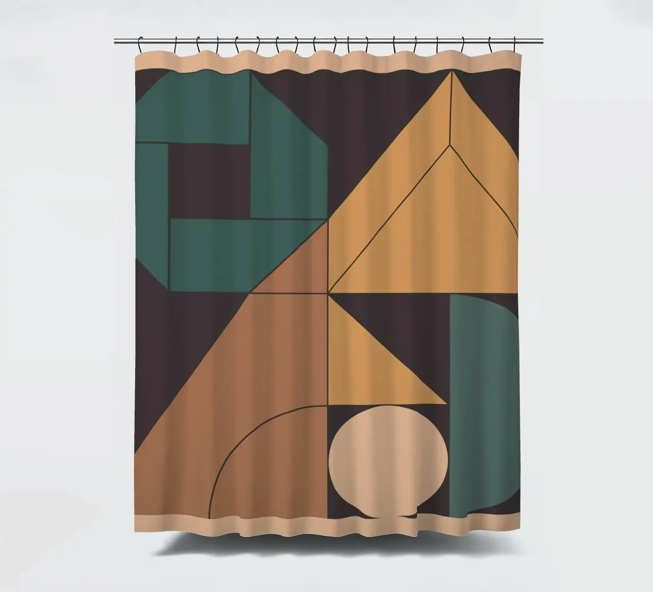 Retro Geometry tenda da doccia da Gaite